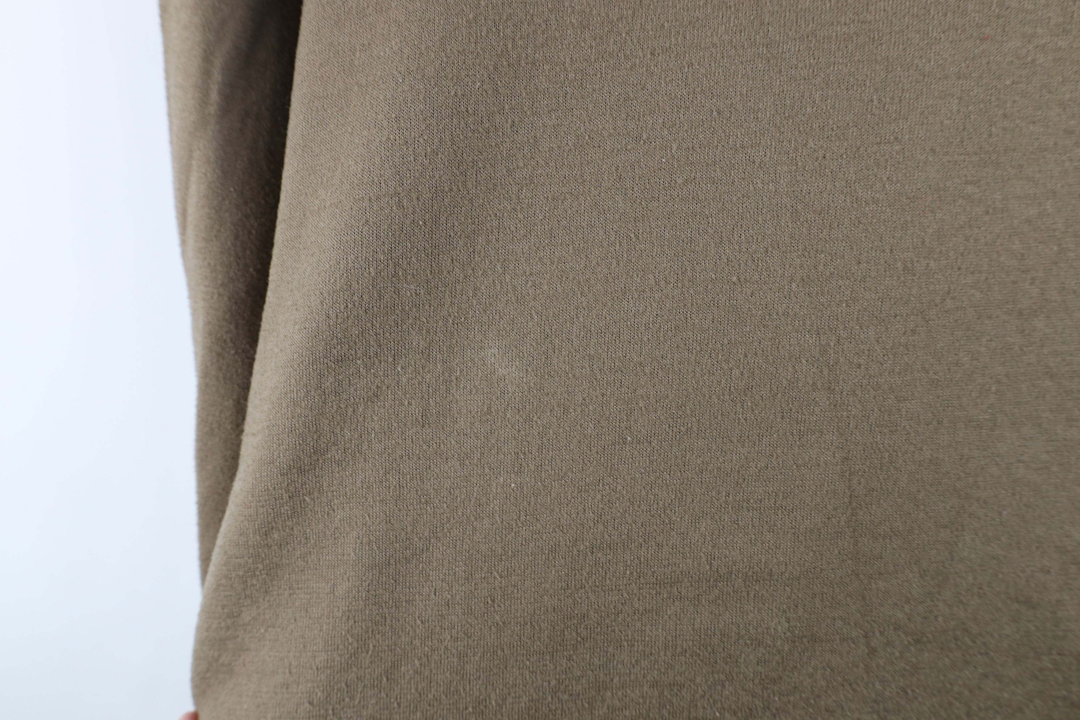 Vintage Vintage 90s Streetwear Blank Thermal Fleece Sweatshirt Brown Size US XL / EU 56 / 4 - 8 Thumbnail