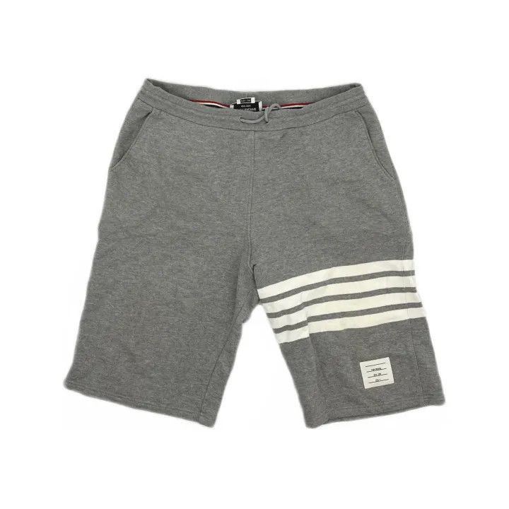 Thom Browne Thom Browne Classic Striped Gray Shorts for Men -2507 Size US 26 / EU 42 - 8 Thumbnail