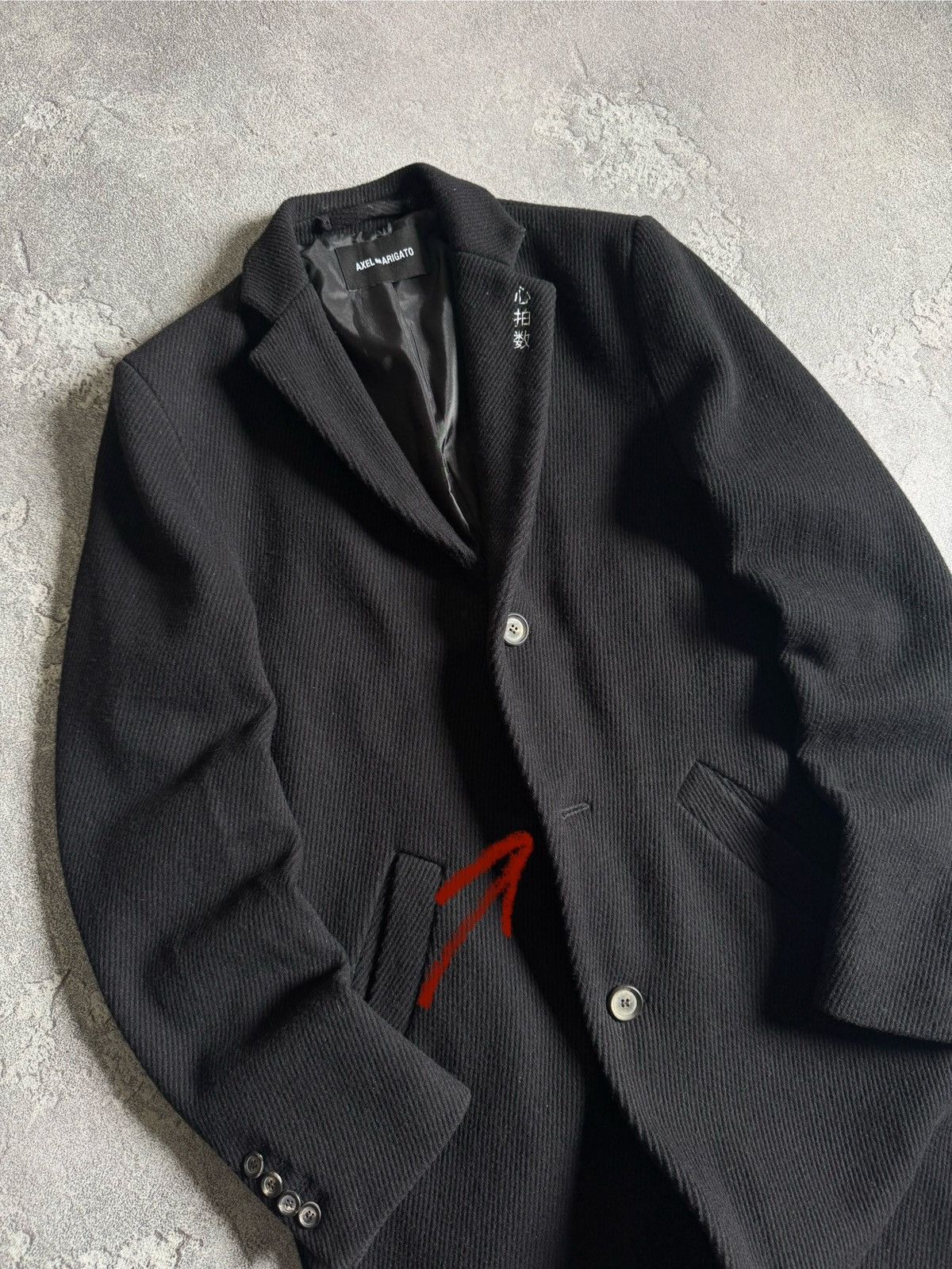 Axel Arigato × Designer Axel Arigato M button coat wool long jacket Japanese style Size US M / EU 48-50 / 2 - 3 Thumbnail