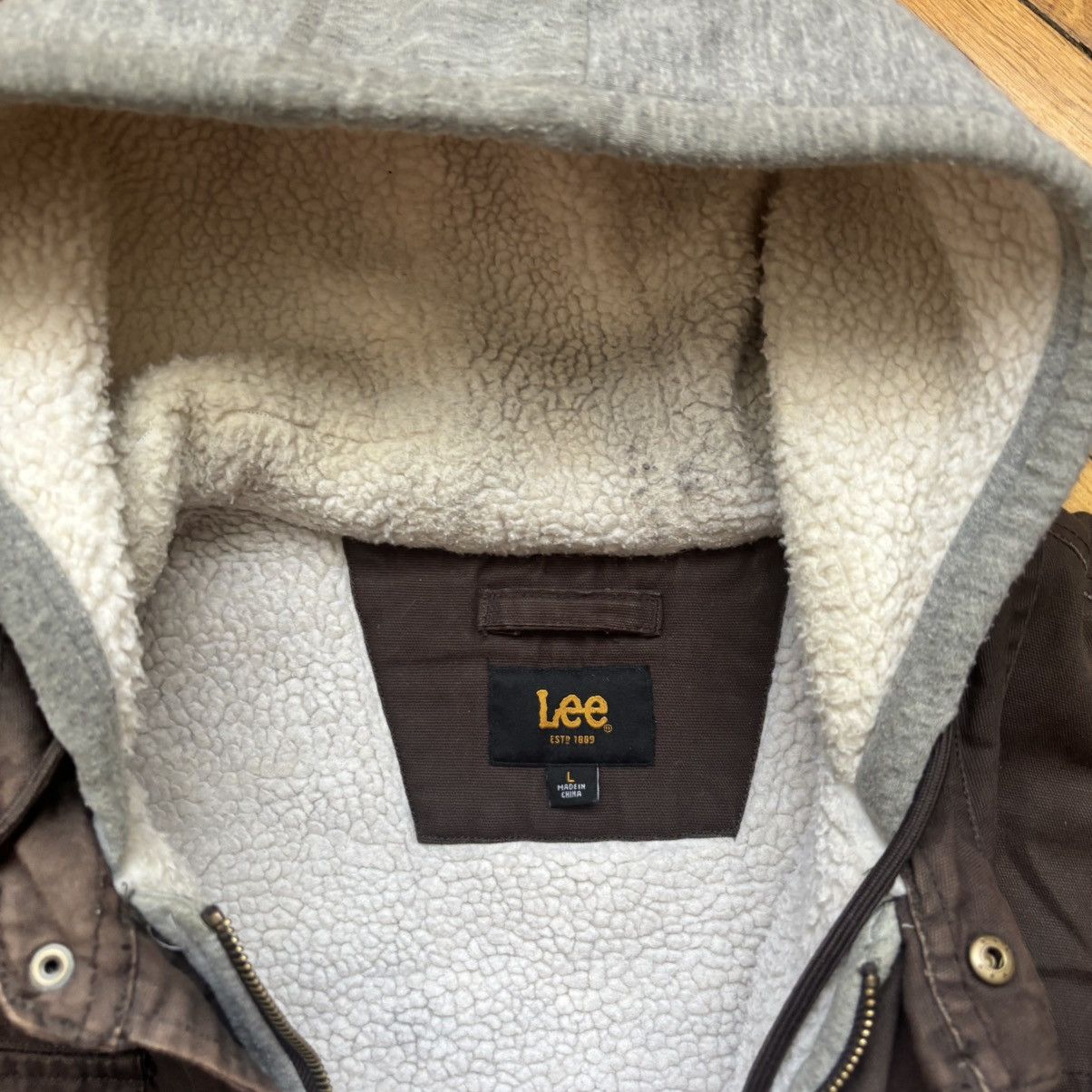 If Six Was Nine × Lee Workwear Lee Warm Hooded Brown Active Jacket Size US L / EU 52-54 / 3 - 3 Thumbnail