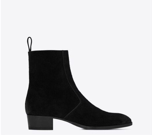 Saint Laurent Paris Saint Laurent WYATT zippered boots in suede Size US 8 / EU 41 - 1 Preview