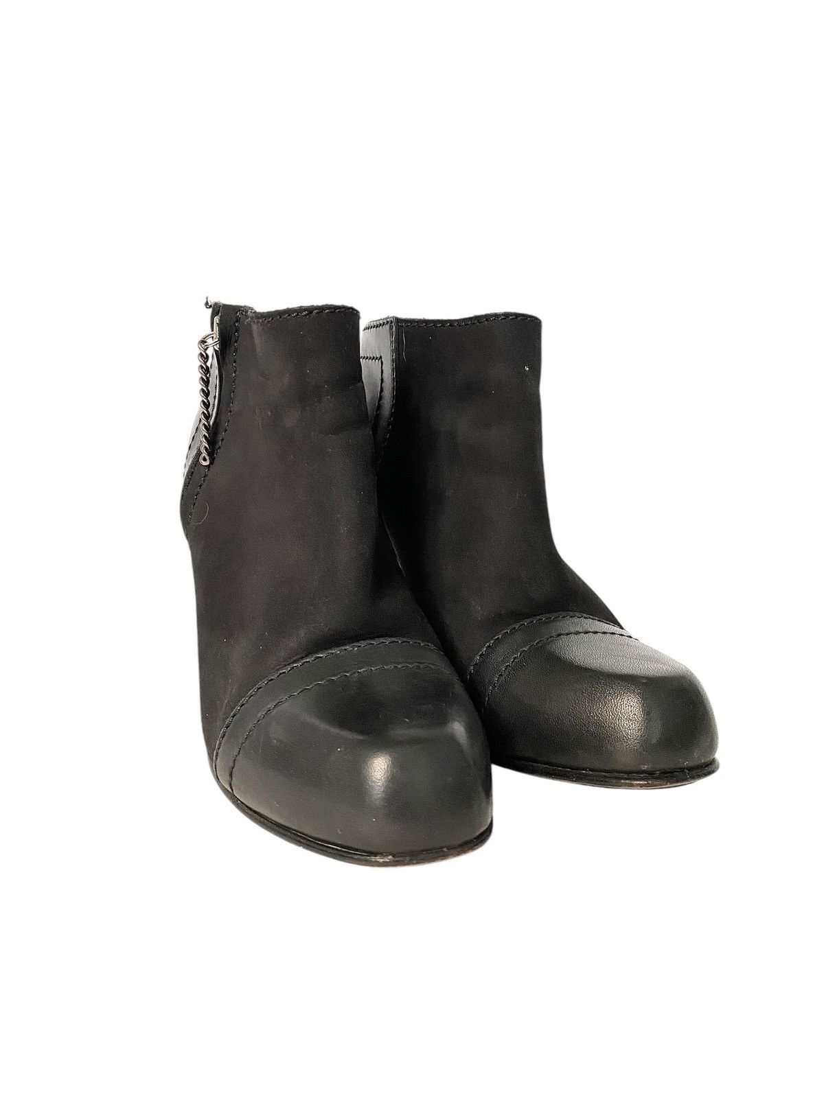 Dirk Bikkembergs A/W 1996 DIRK BIKKEMBERGS METAL HEELED BOOTS Size US 7.5 / IT 37.5 - 3 Thumbnail