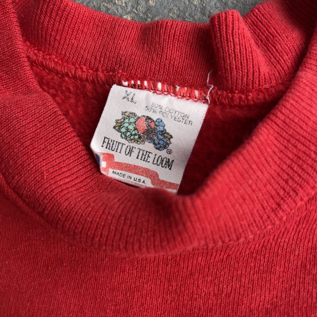Fruit Of The Loom × Vintage Vintage FALL INTO THE SPIRIT ST PAULS AME CHURCH Raglan Crew Size US XL / EU 56 / 4 - 4 Thumbnail