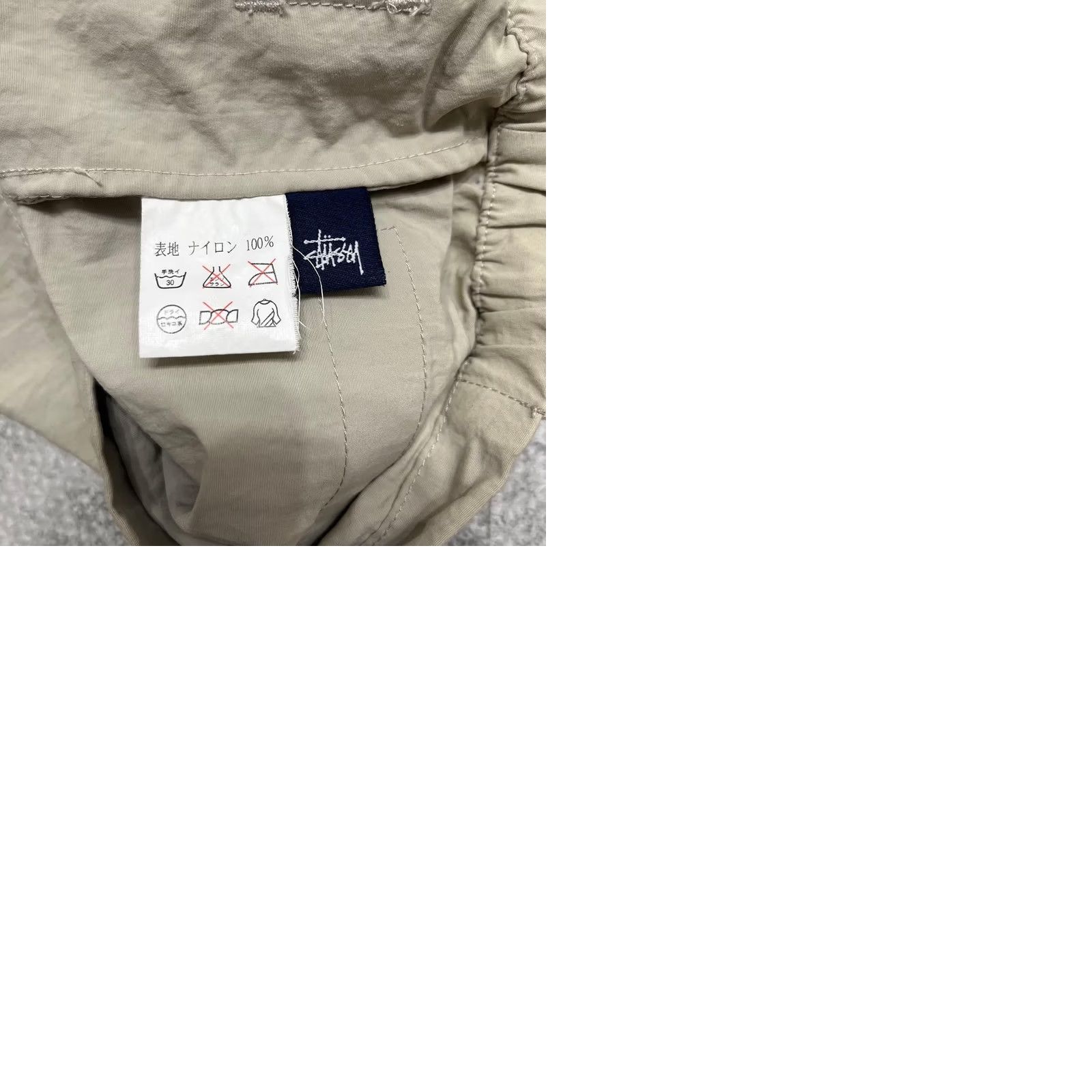 Vintage VINTAGE Old Stussy Jacket Nylon S Beige Y2K Military Streetwear Size US S / EU 44-46 / 1 - 9 Thumbnail