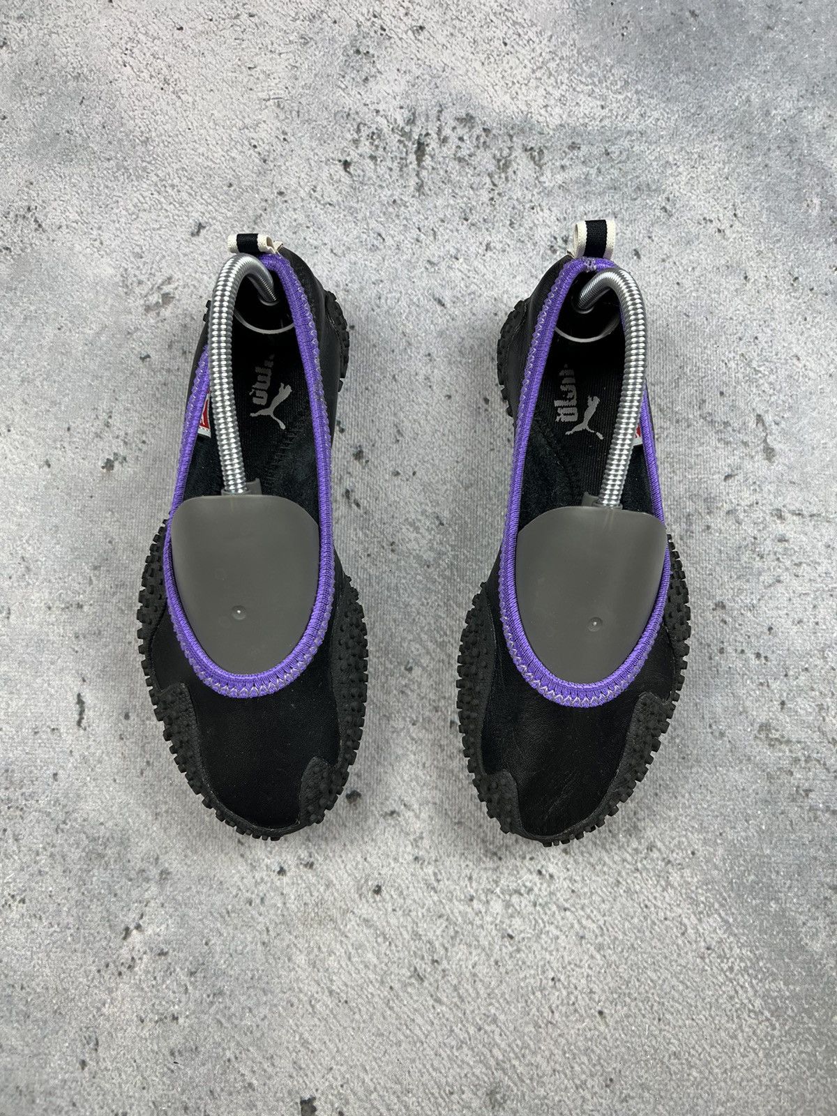 Vintage puma mostro leather ballet flats