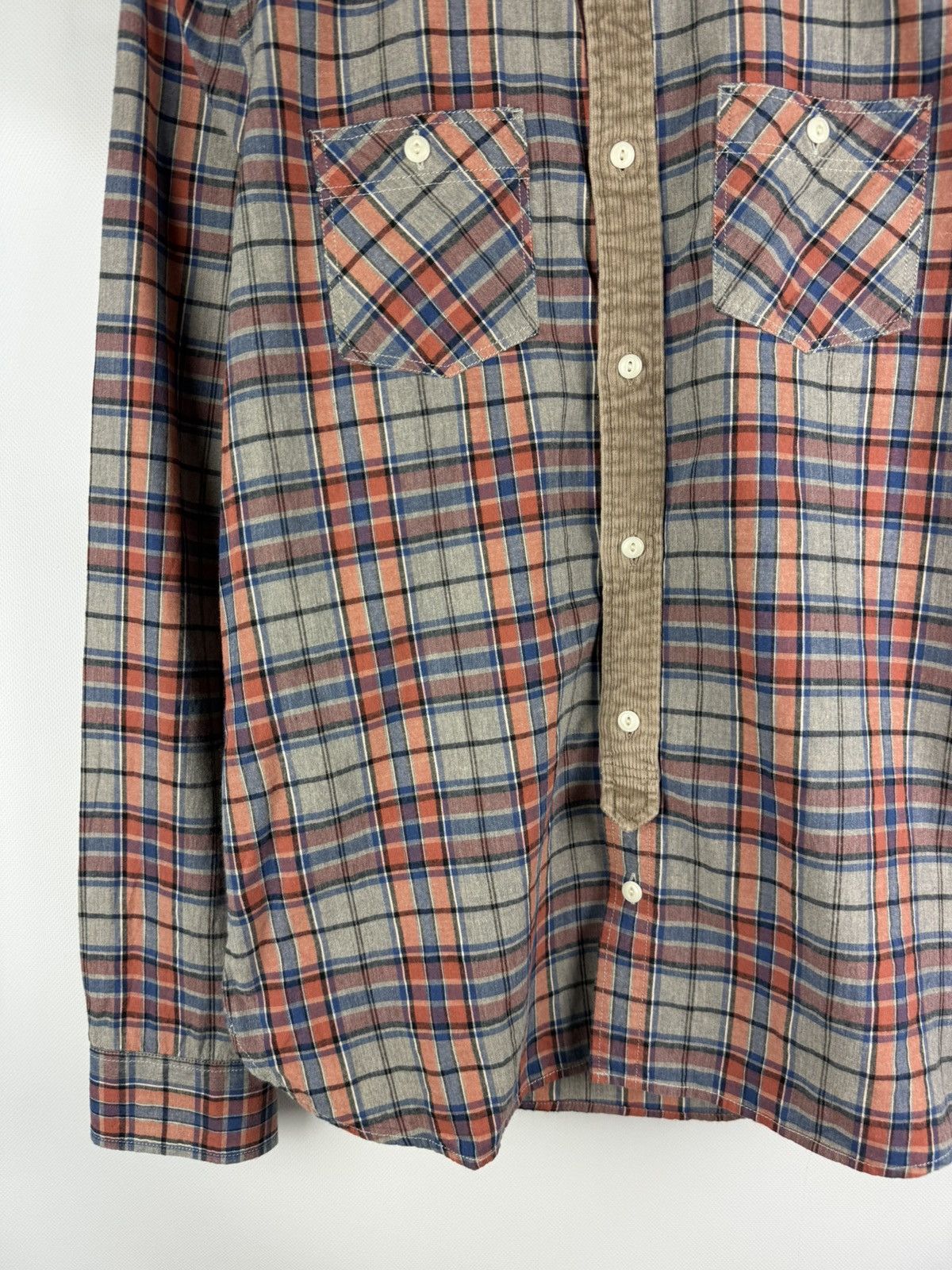 Allsaints Allsaints Hilliard LS Plaid Checked Flannel Button Up Shirt Size US S / EU 44-46 / 1 - 8 Thumbnail