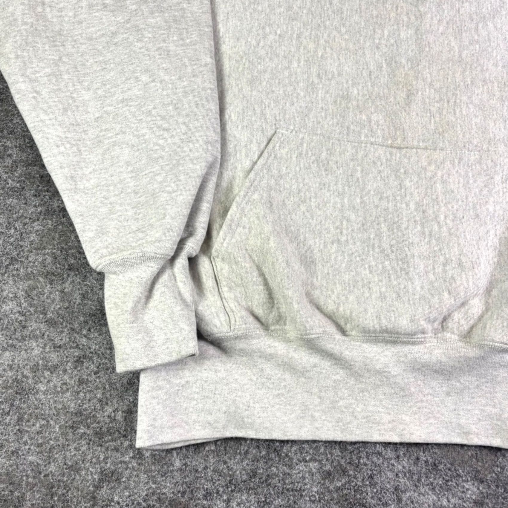 Vintage VINTAGE Eagle USA Hoodie Mens XXL Gray Heavyweight PullOver Embroidered Logo 90s Basketball Angel Size US XXL / EU 58 / 5 - 7 Thumbnail