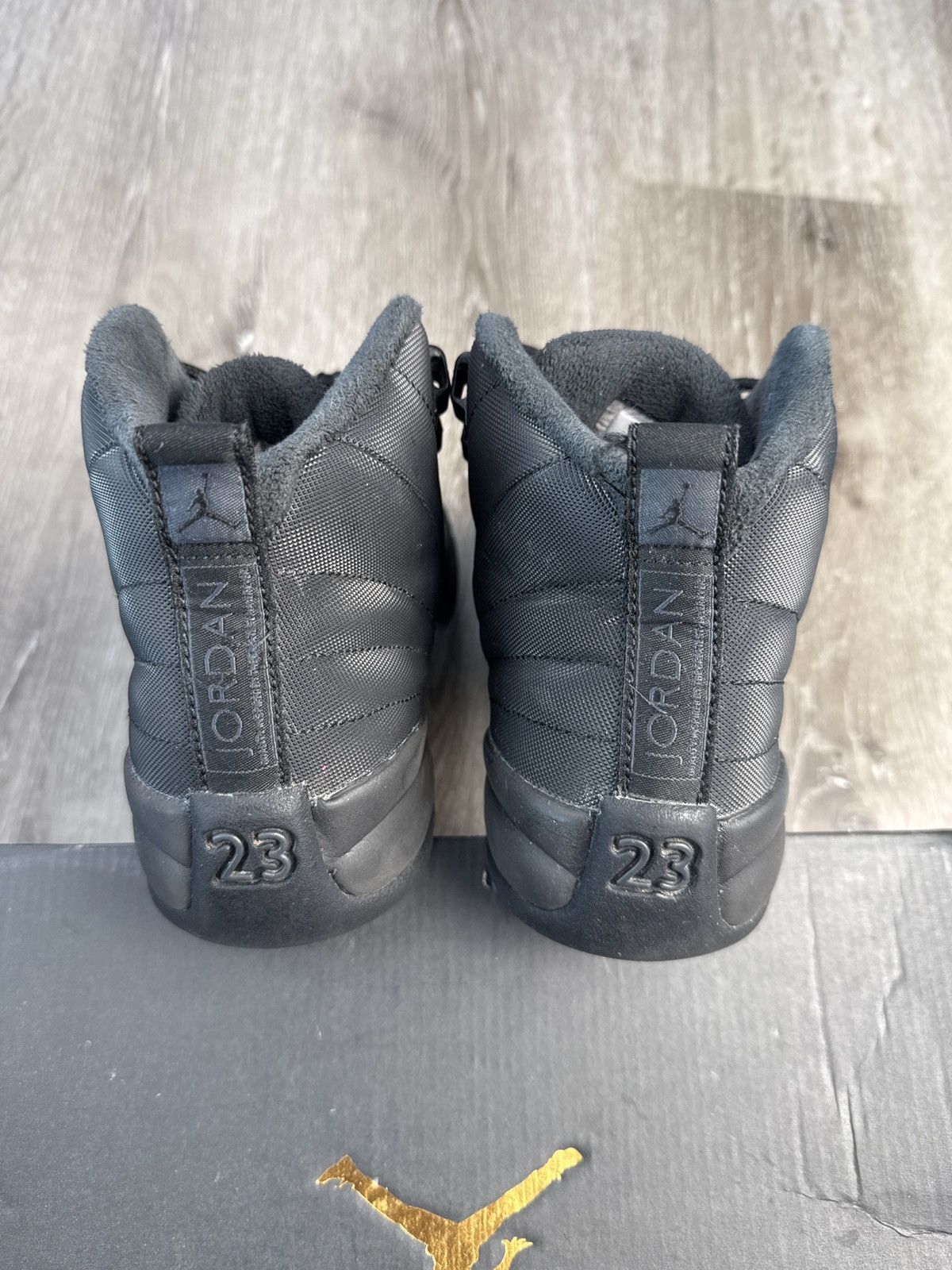 Jordan Brand Jordan 12 “Winter Black” (GS) **PRE-OWNED** Size US 6 / EU 39 - 5 Thumbnail