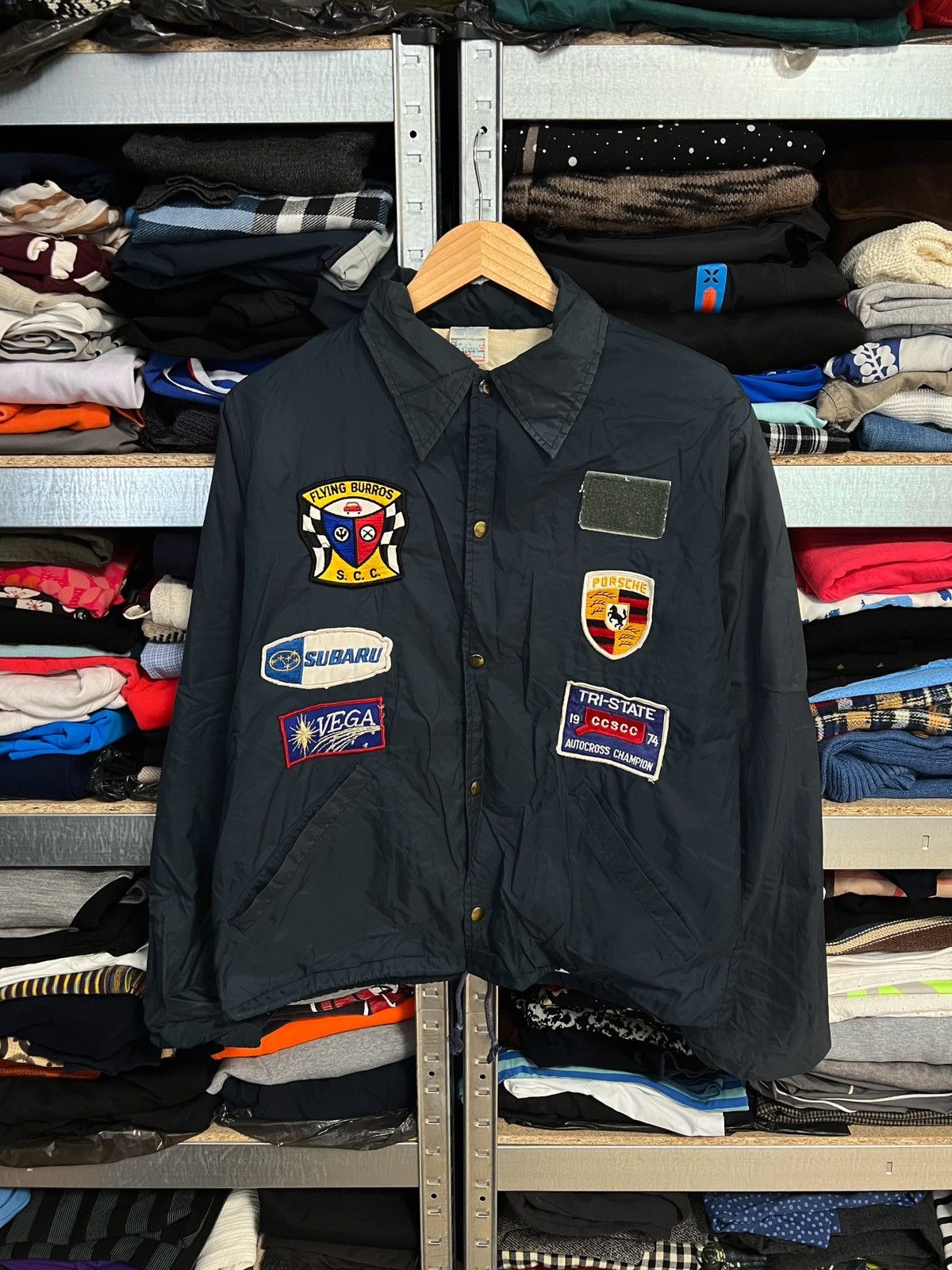 Vintage Vintage 70s Racing & Air Force Jacket Patches Scout Porsche Size US S / EU 44-46 / 1 - 2 Thumbnail