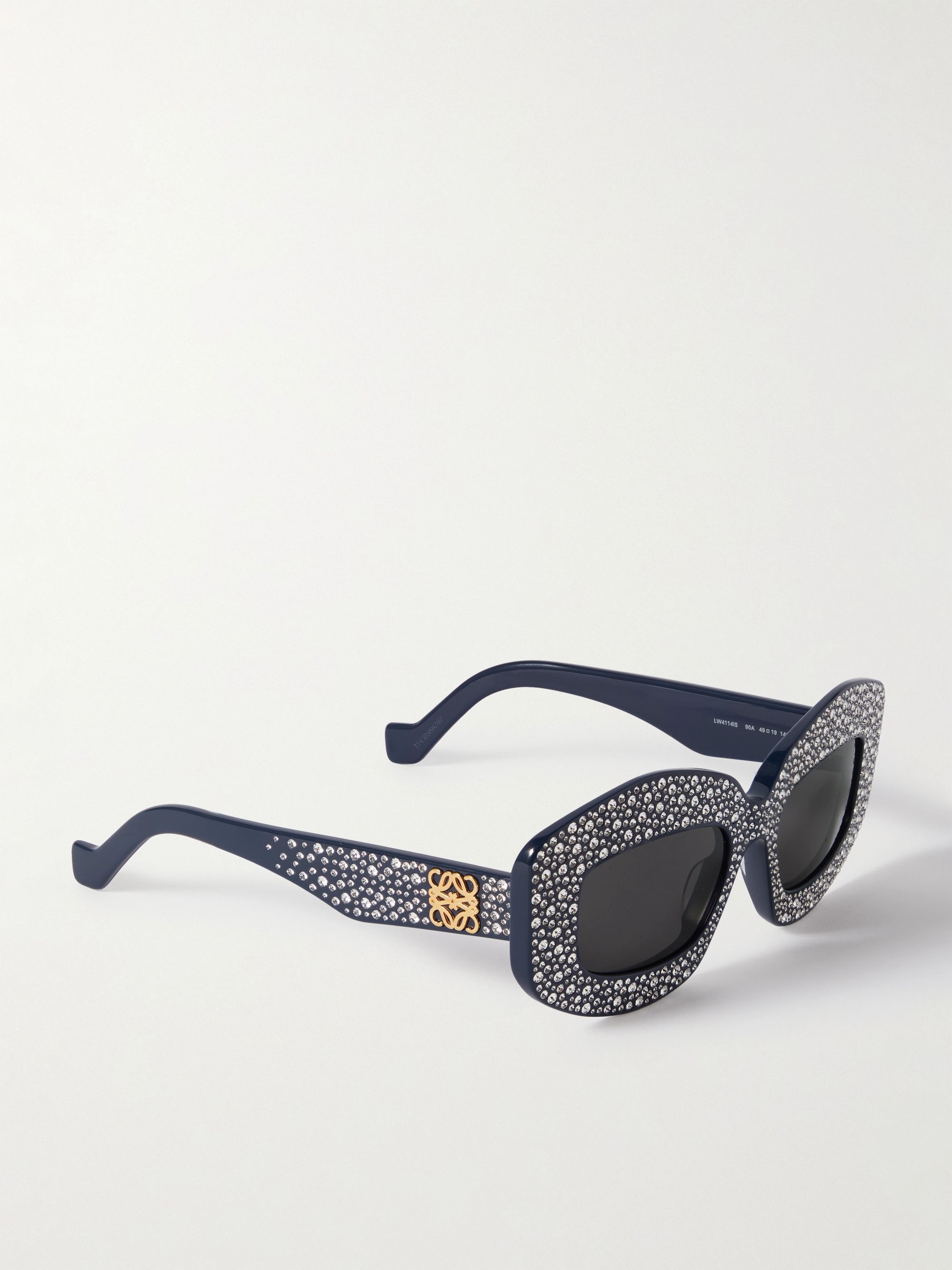 Loewe DIAMANTE PAVÉ RHINESTONES CRYSTAL ICED DISCO RAVE SUNGLASSES Size ONE SIZE - 7 Thumbnail