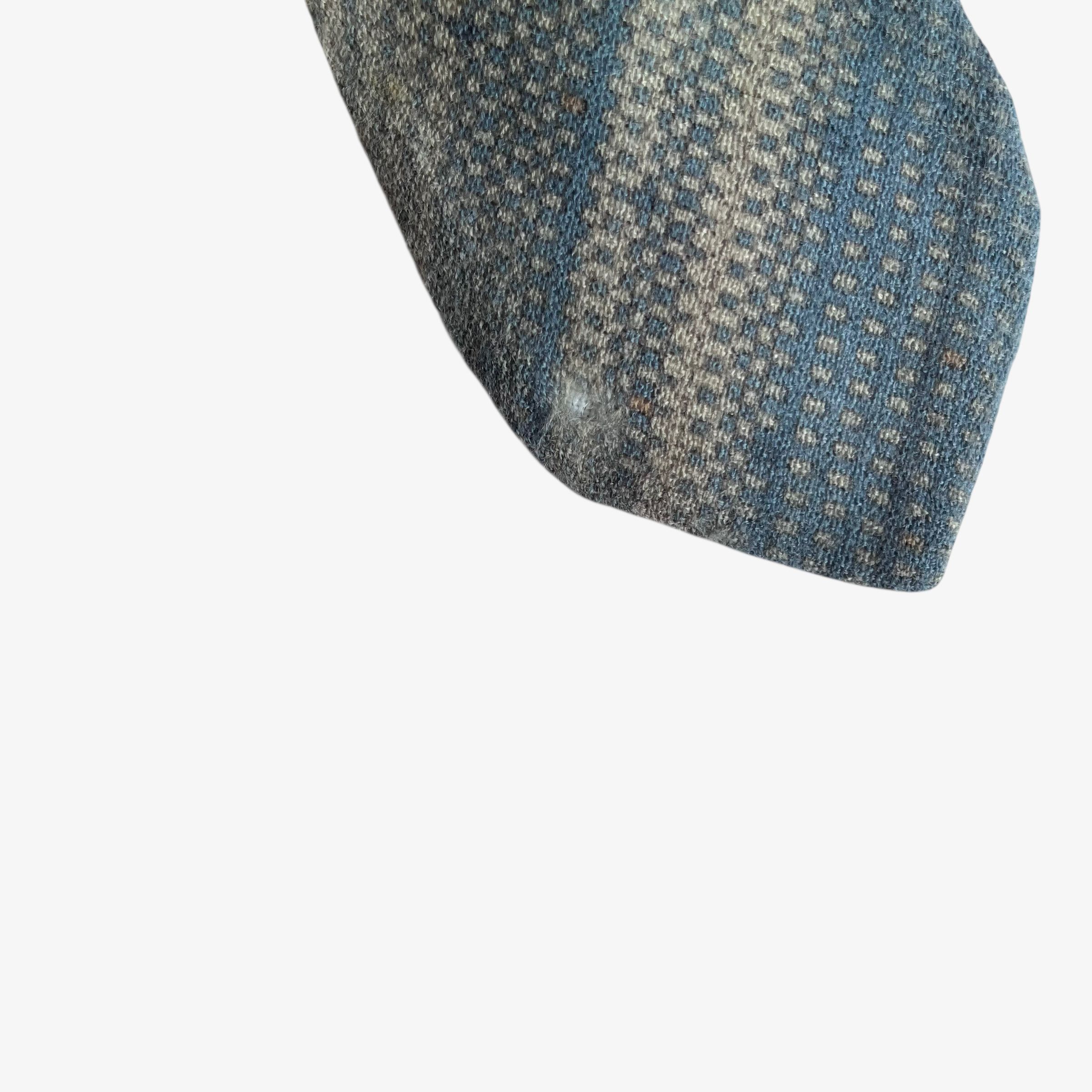 Yves Saint Laurent Vintage 80s Yves Saint Laurent YSL Abstract Striped Wool Tie Size ONE SIZE - 4 Thumbnail