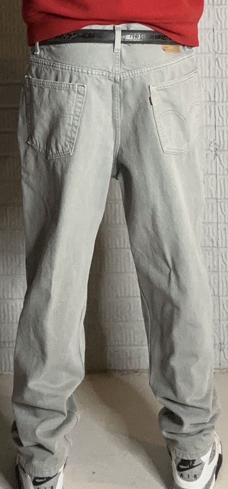 Levi's Vintage 90s Made In USA Levi’s 550s Baggy Pants Size US 42 / EU 58 - 2 Thumbnail