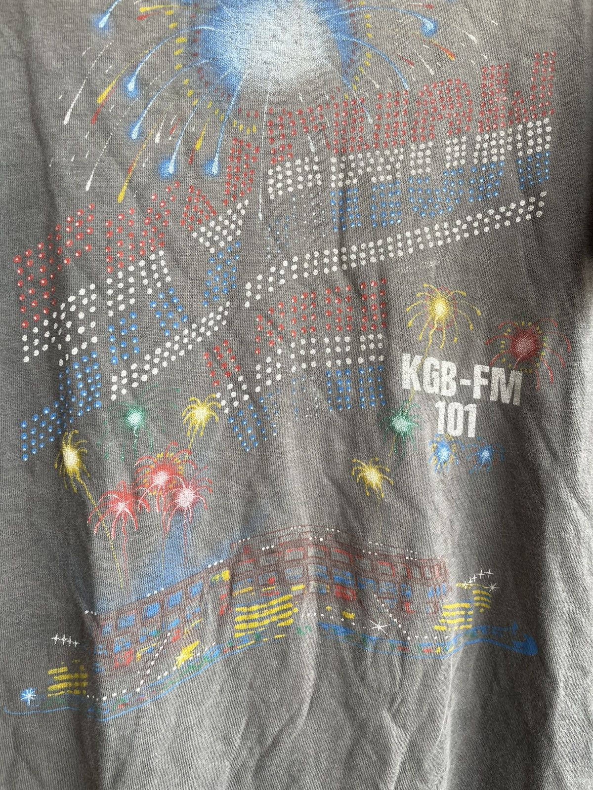 Band Tees Vintage Def Leppard KGB Sky Show VIII 1983 faded Distressed Size US L / EU 52-54 / 3 - 6 Thumbnail