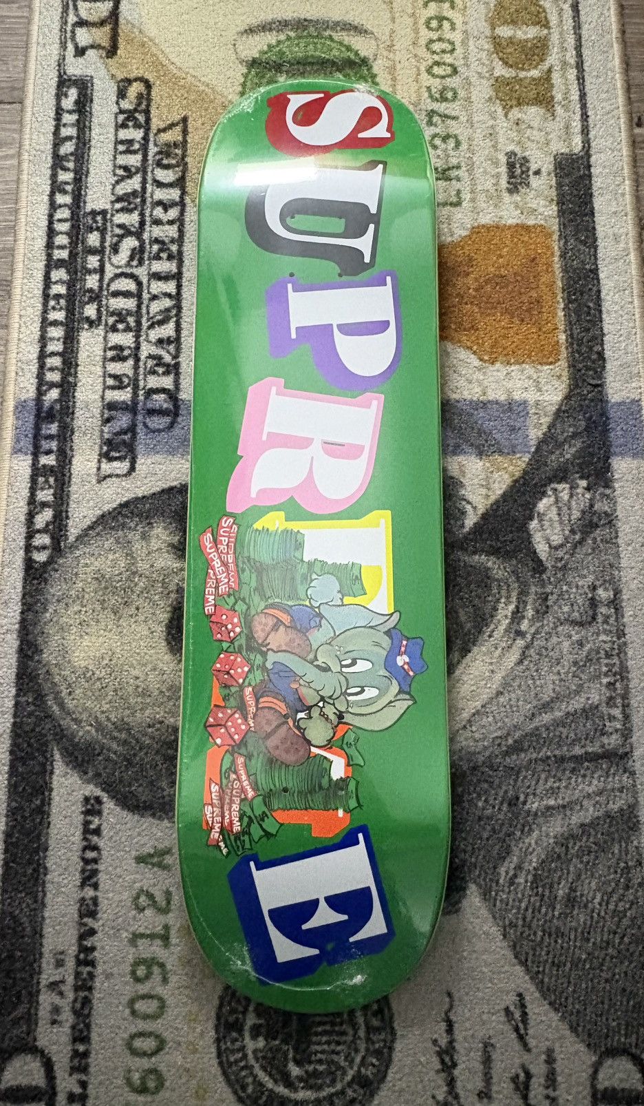 Supreme Supreme Elephant Skateboard Deck Green Size ONE SIZE - 1 Thumbnail