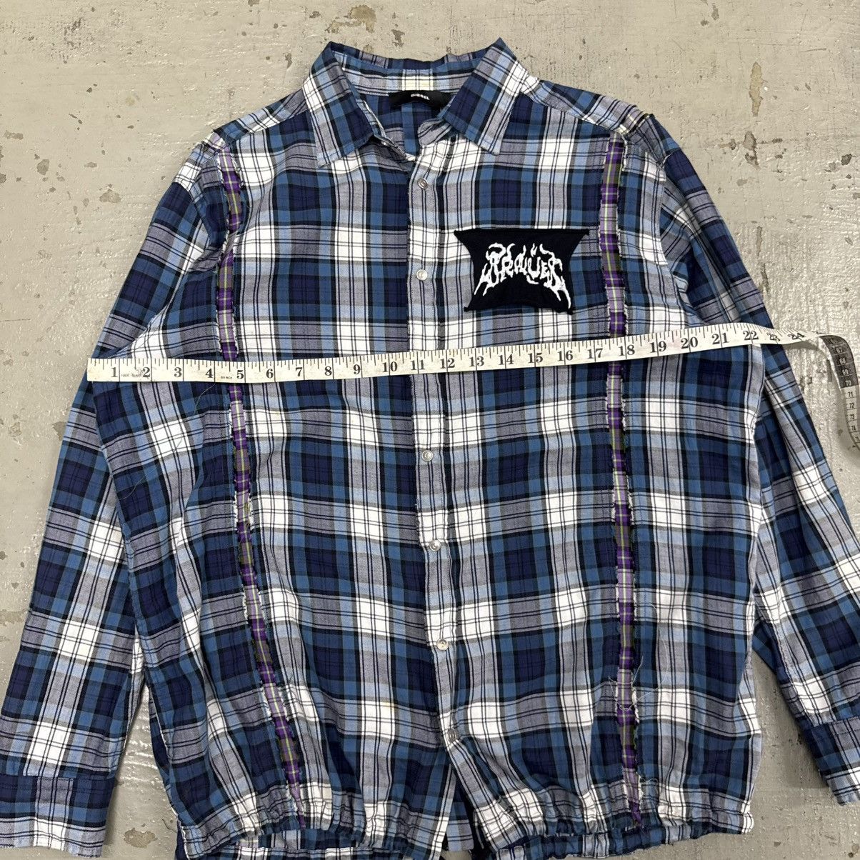 Diesel Diesel Rebuild Patchwork Back Zip Flannel Riot Punk Size US L / EU 52-54 / 3 - 5 Thumbnail