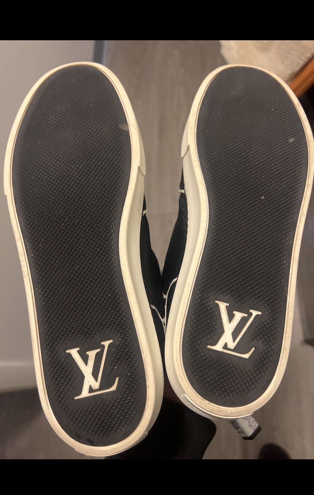 Louis Vuitton Louis Vuitton Black Damier Alcapulco Sneakers Size US 11 / EU 44 - 9 Thumbnail