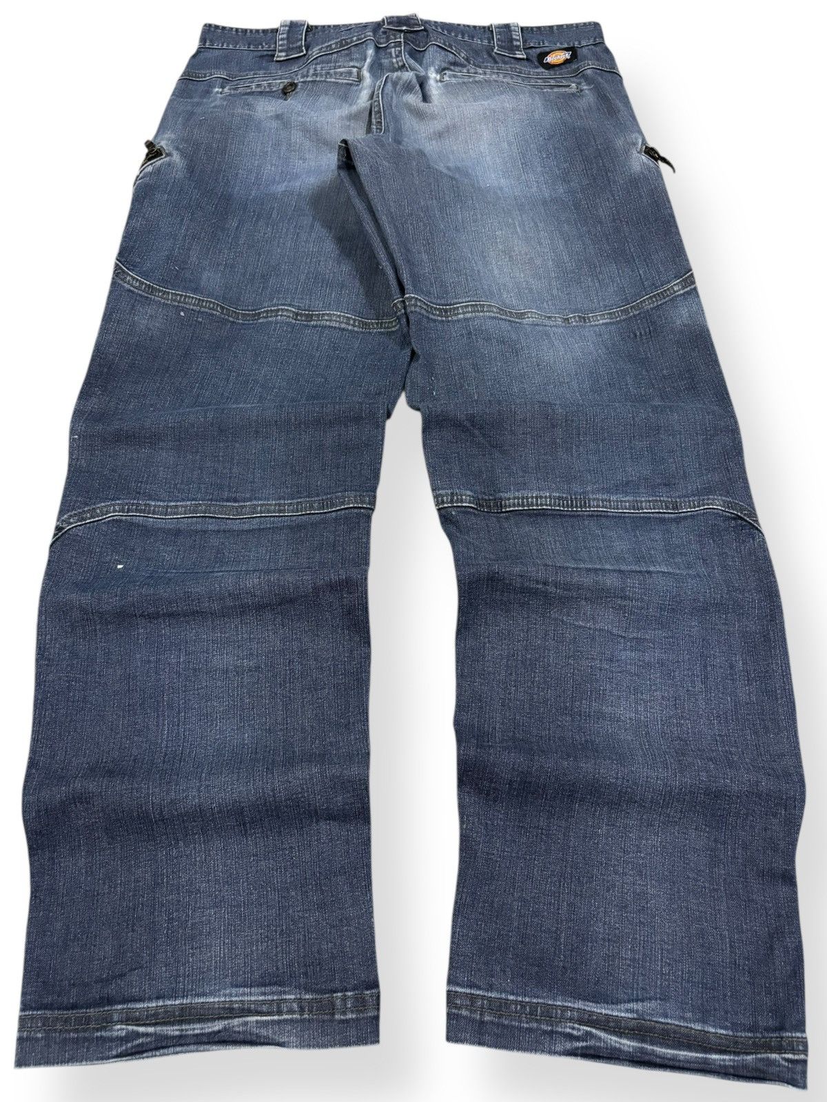 Dickies Vintage Dickies Loose Tapered Double Knee Style Cargo Jeans Size US 34 / EU 50 - 2 Thumbnail
