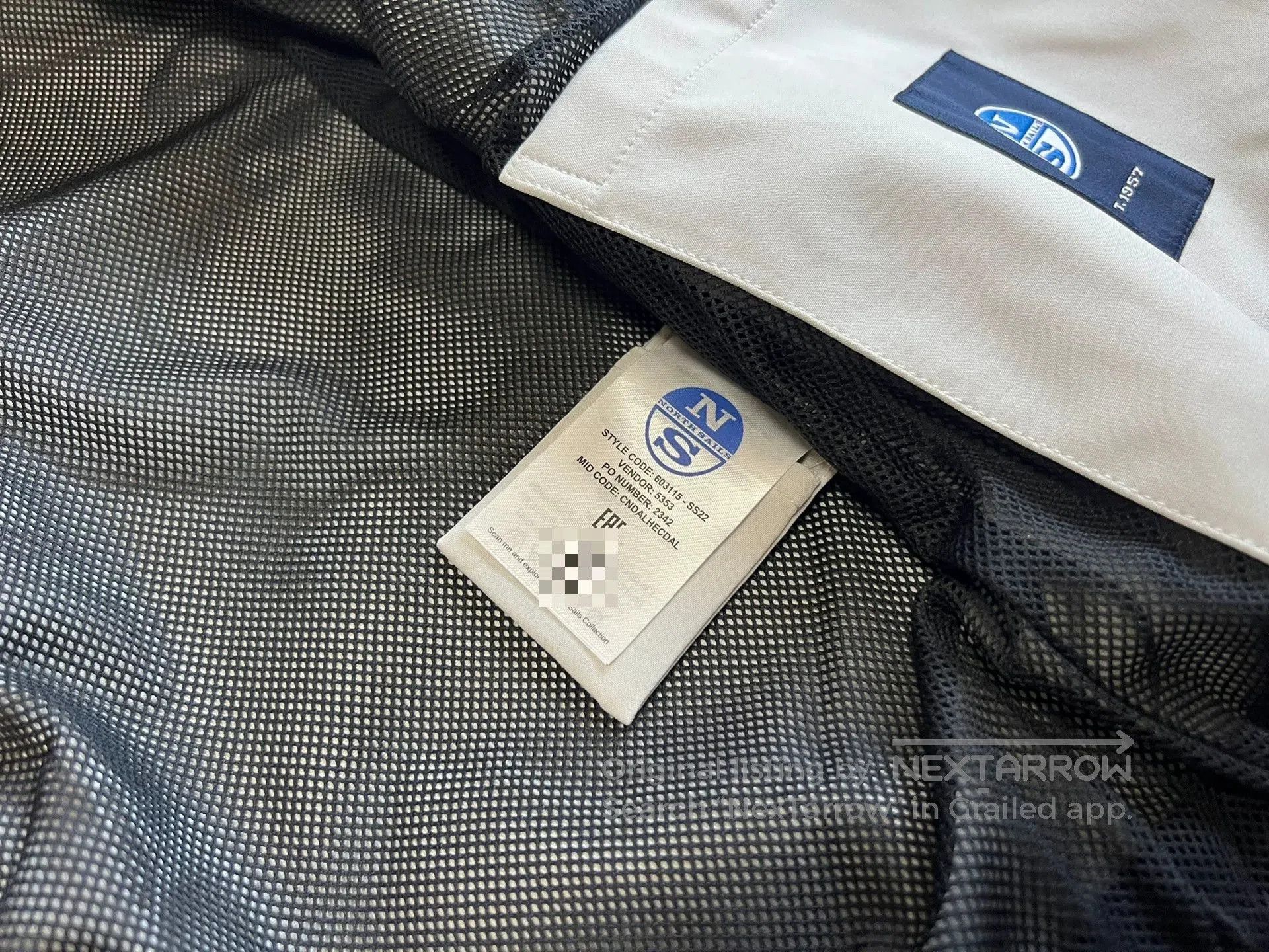 Japanese Brand Men's Nautical Jacket Windbreaker. Size US M / EU 48-50 / 2 - 7 Thumbnail