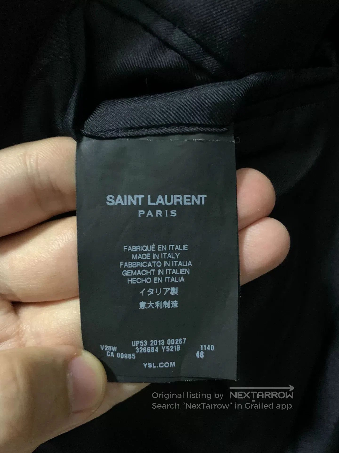 Saint Laurent Paris Saint Laurent Gray Blazer Size 48. Size US M / EU 48-50 / 2 - 4 Thumbnail