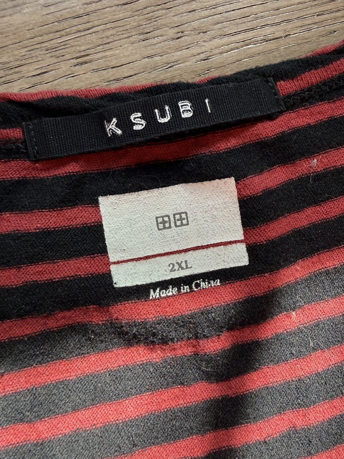 Ksubi × Travis Scott ksubi x Travis Scott long sleeve striped shirt Size US XXL / EU 58 / 5 - 3 Thumbnail