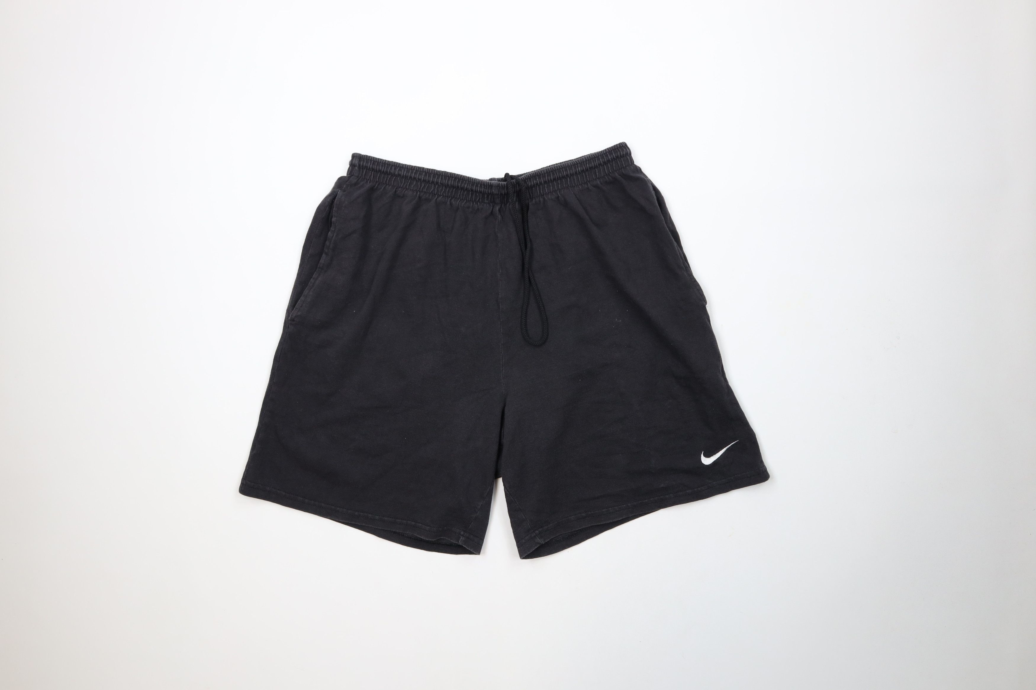 Nike × Vintage Vintage 90s Nike Scott Mini Swoosh Above Knee Shorts USA Size US 34 / EU 50 - 1 Thumbnail
