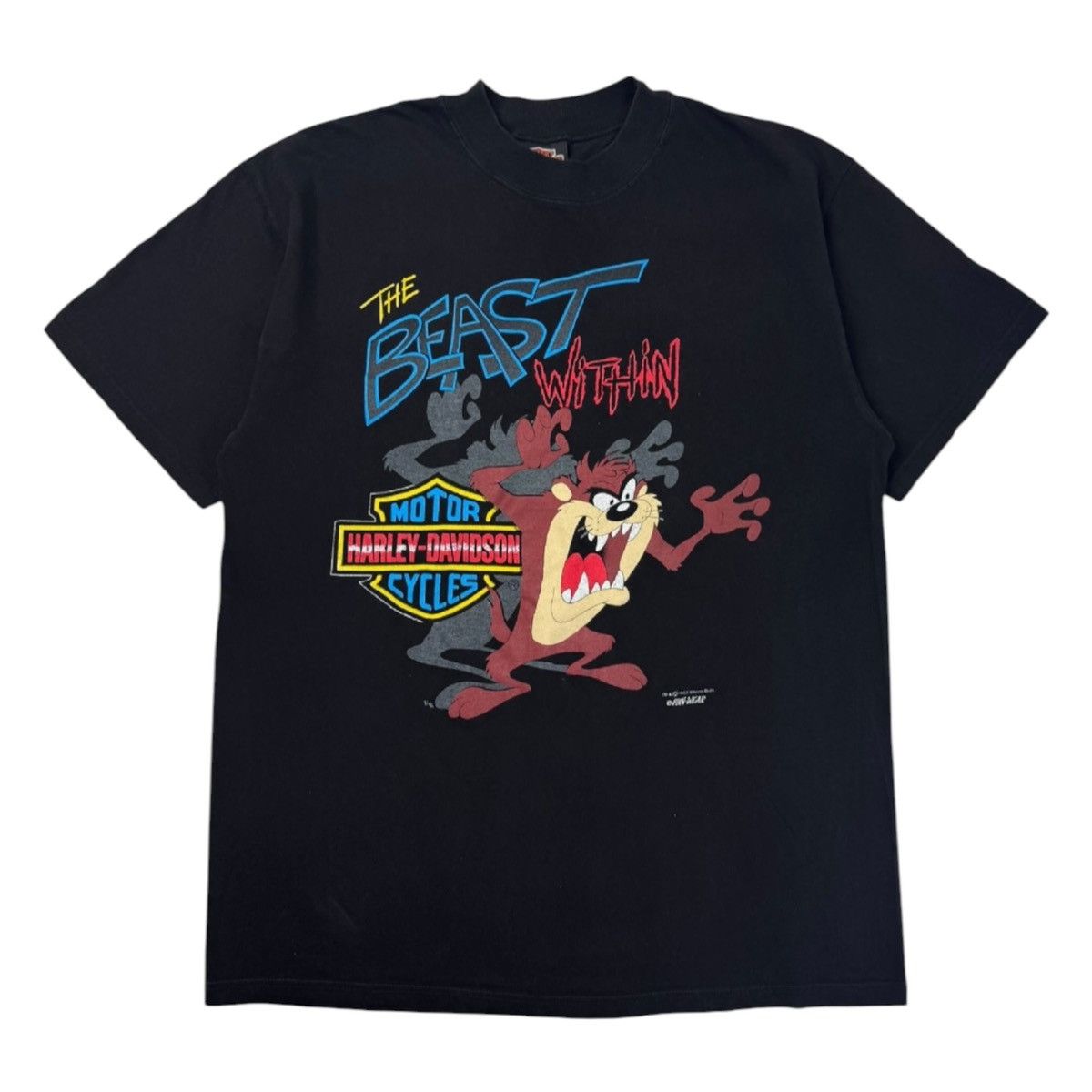 Harley Davidson 1993 Harley Taz Tasmanian Devil Sturgis Looney Tunes Tee Size US L / EU 52-54 / 3 - 1 Thumbnail