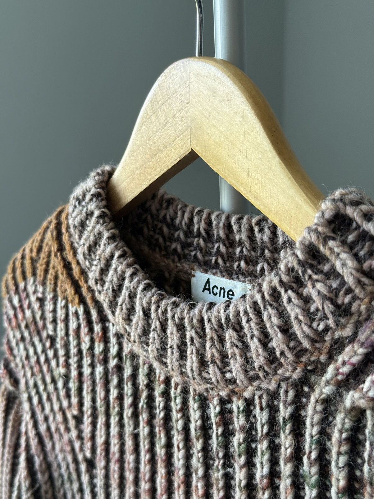 Acne Studios Ribbed Gradient Knit Sweater Size S / US 4 / IT 40 - 12 Thumbnail