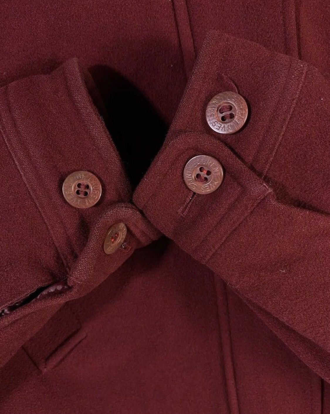 Yves Saint Laurent 💥Red Wool Material💥Vintage Jacket Yves Saint Laurent Size US L / EU 52-54 / 3 - 8 Thumbnail