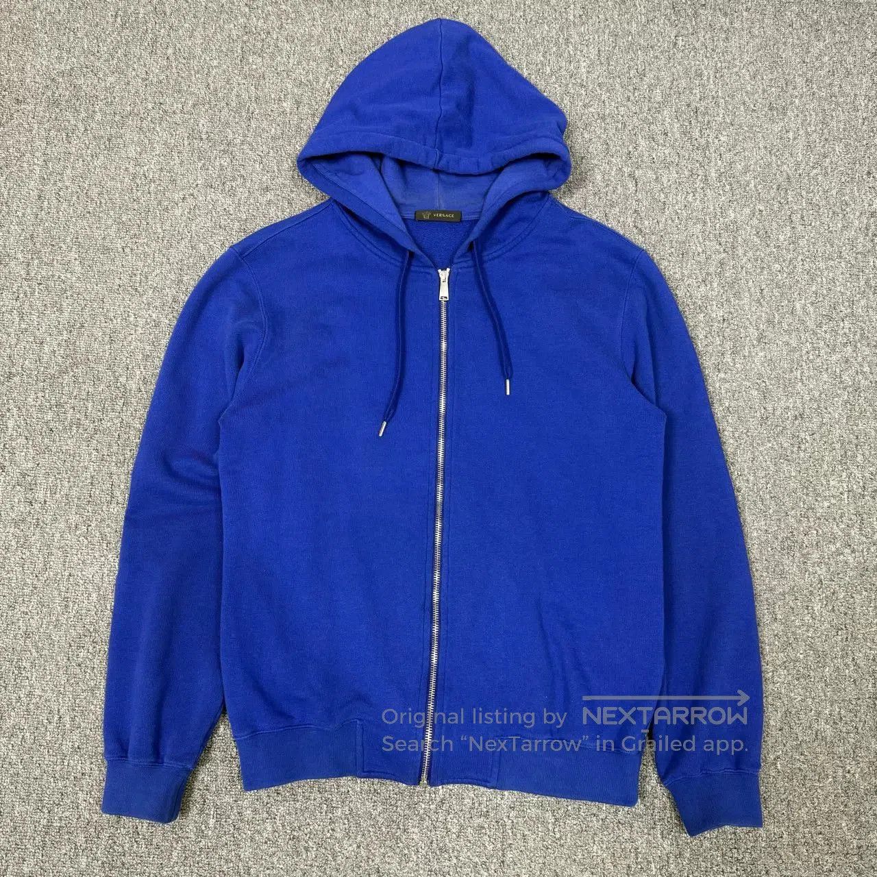 Versace versace blue medusa zip-up hoodie. Size US S / EU 44-46 / 1 - 1 Thumbnail