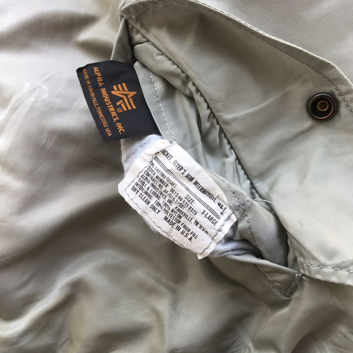 Alpha Industries Vintage Alpha Industries MA-1 Reversible Bomber Jacket Size US XL / EU 56 / 4 - 4 Thumbnail