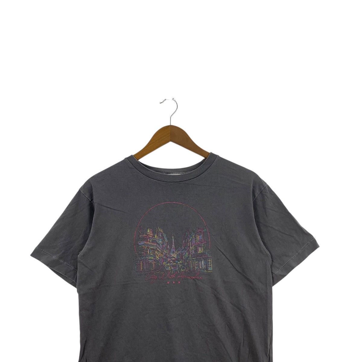 Beams Plus BEAMS PLUS HEART Collection Paris Illustration Tee Shirt Top Size S / US 4 / IT 40 - 2 Thumbnail