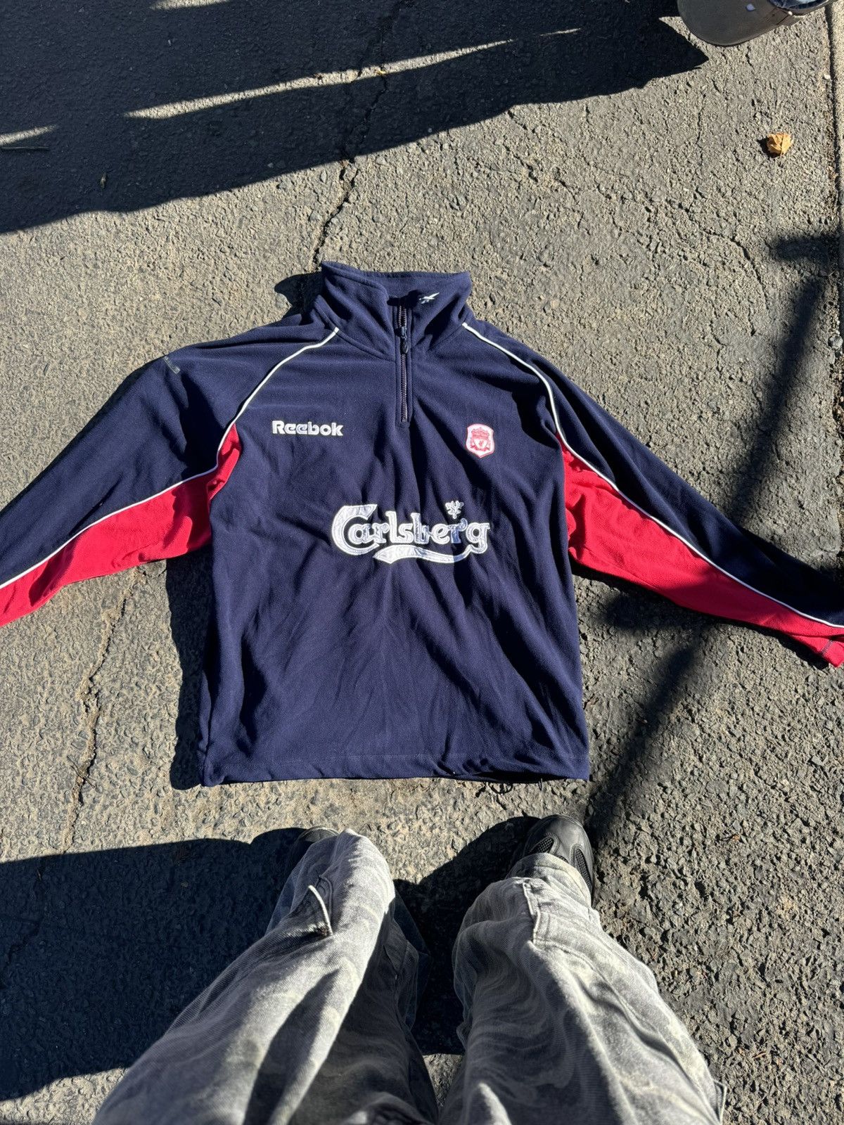 Reebok Vintage Liverpool FC Sweatshirt Size US XL / EU 56 / 4 - 1 Thumbnail