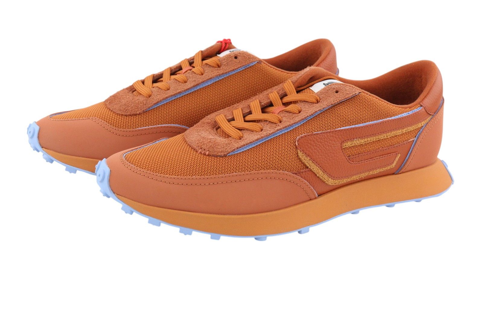 Diesel S-RACER LC EU45 Brown Leather Low Top Logo 41137 Size US 12 / EU 45 - 4 Thumbnail