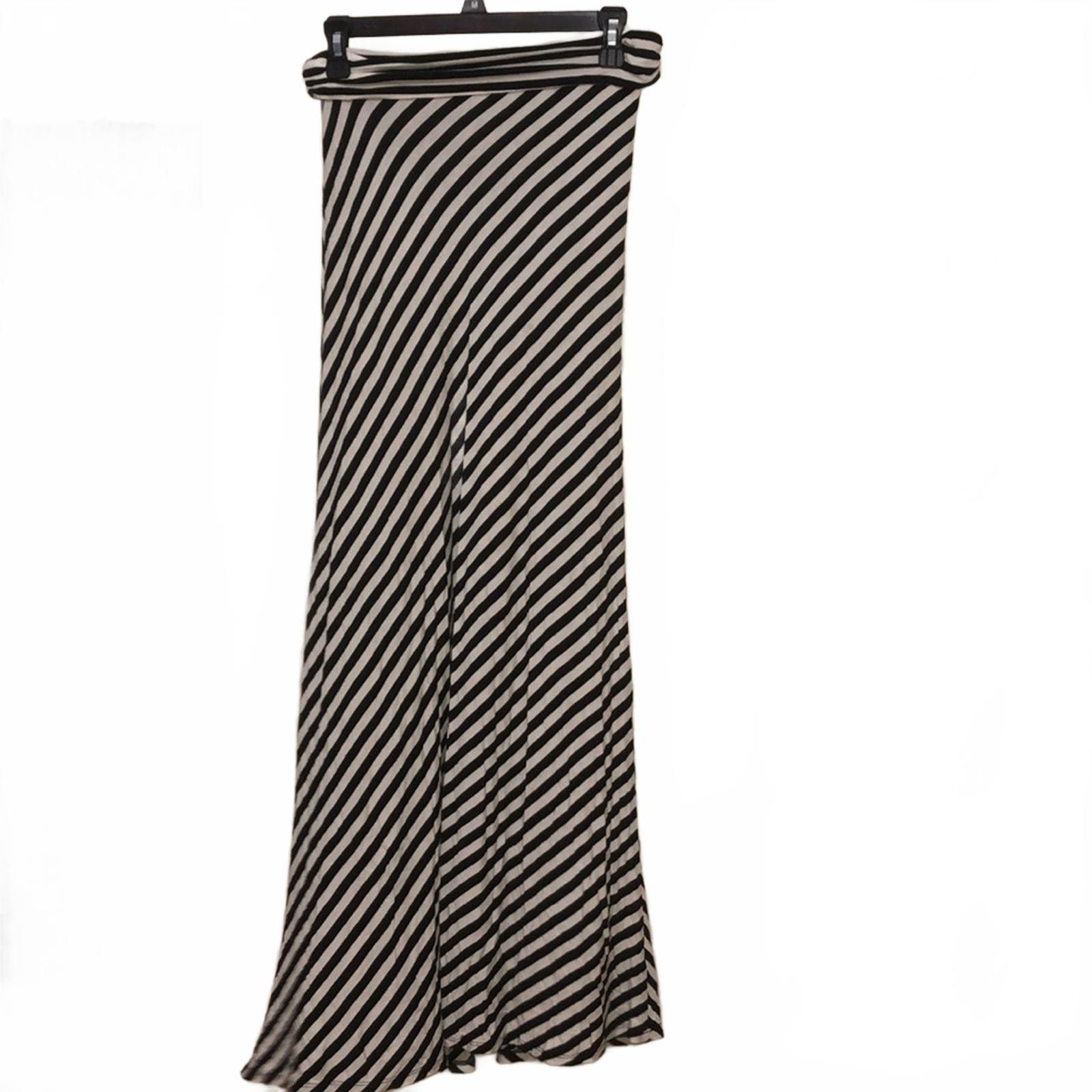 Other Long skirt Black and white striped Size 32" / US 10 / IT 46 - 1 Thumbnail
