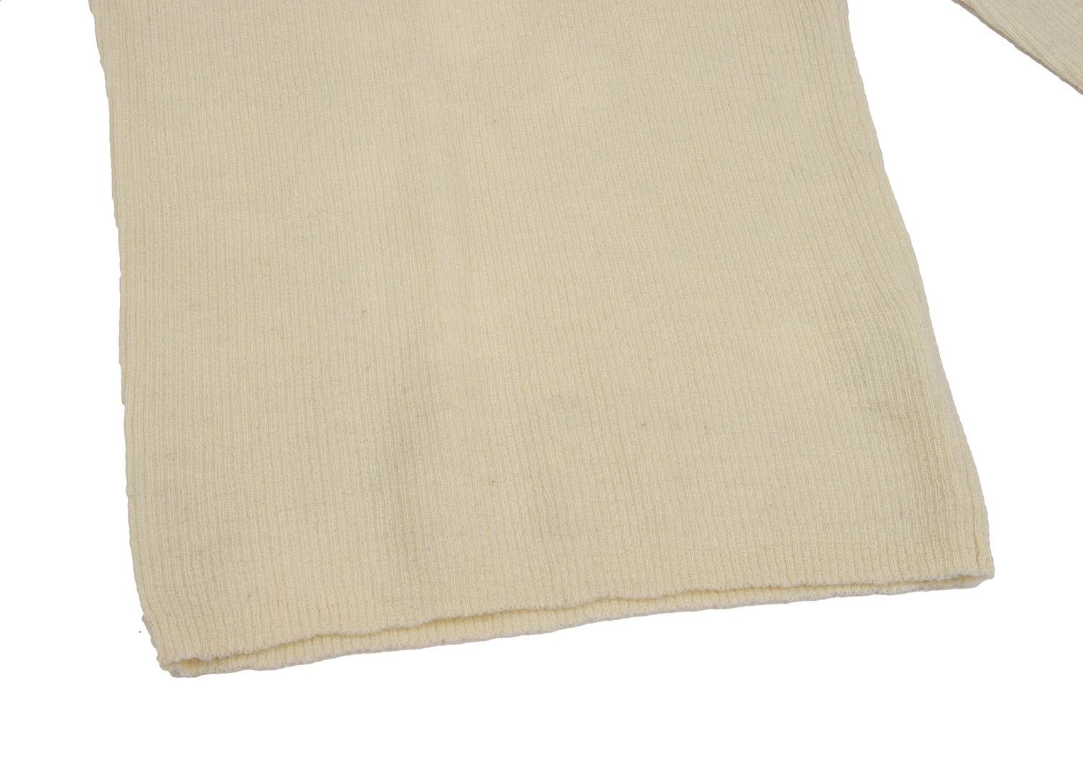 Jean Paul Gaultier Wool Ribbed Knit Sweater in Cream Size 48 Size US M / EU 48-50 / 2 - 9 Thumbnail