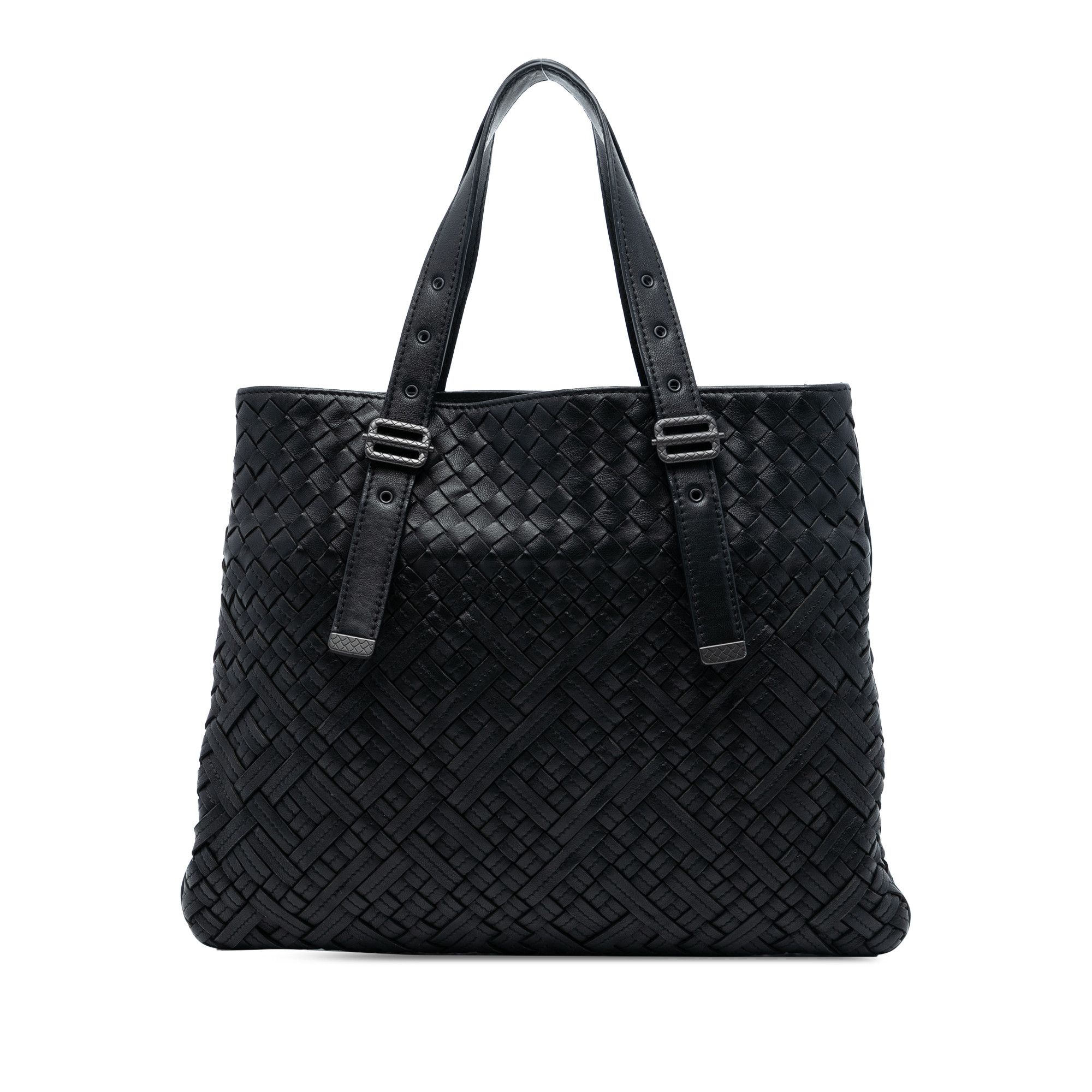Bottega Veneta Bottega Veneta Nappa Intrecciato Belted Flat Tote Size ONE SIZE - 1 Thumbnail