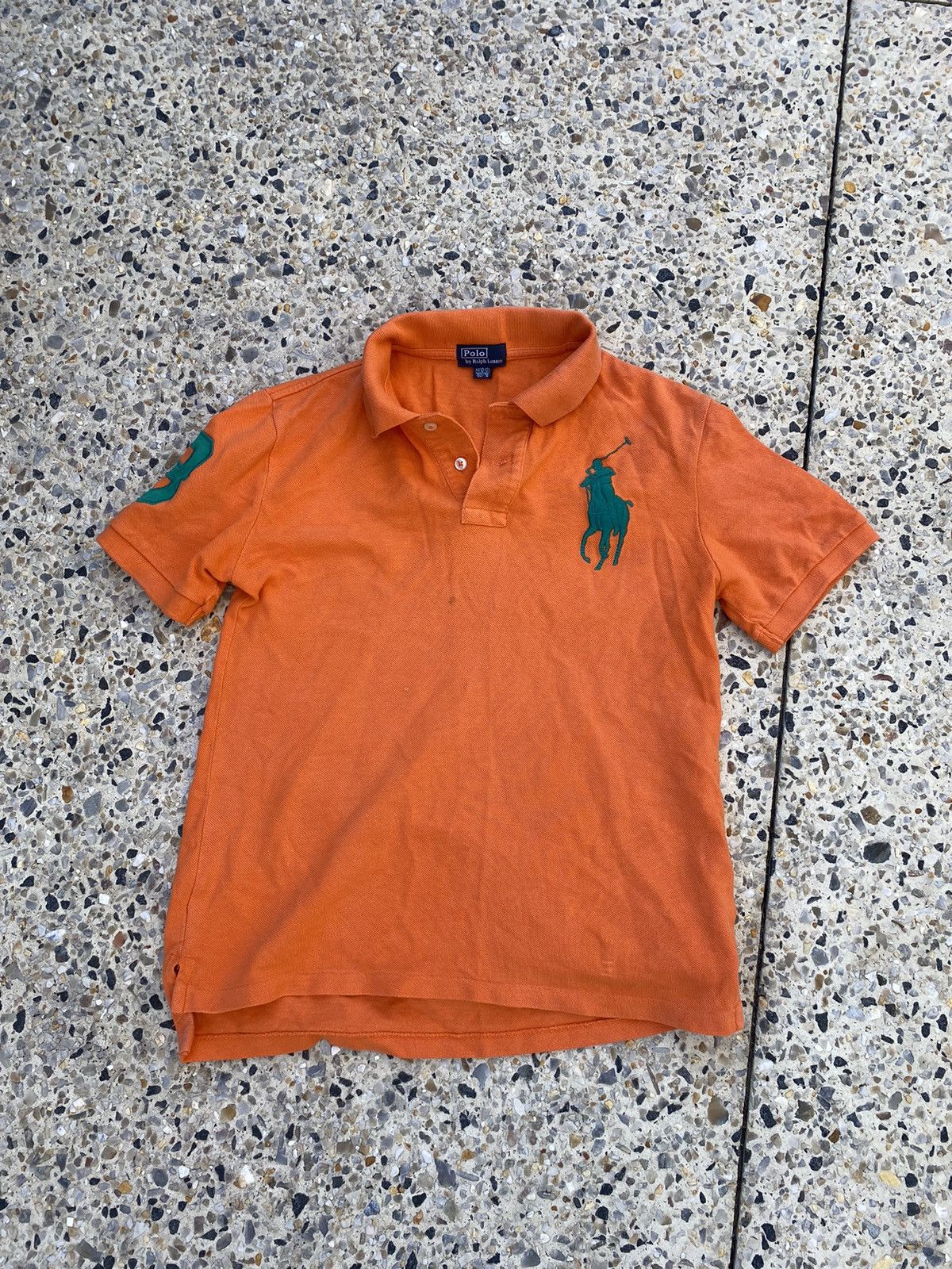 Ralph Lauren Ralph Lauren Orange And Green Polo Grailed