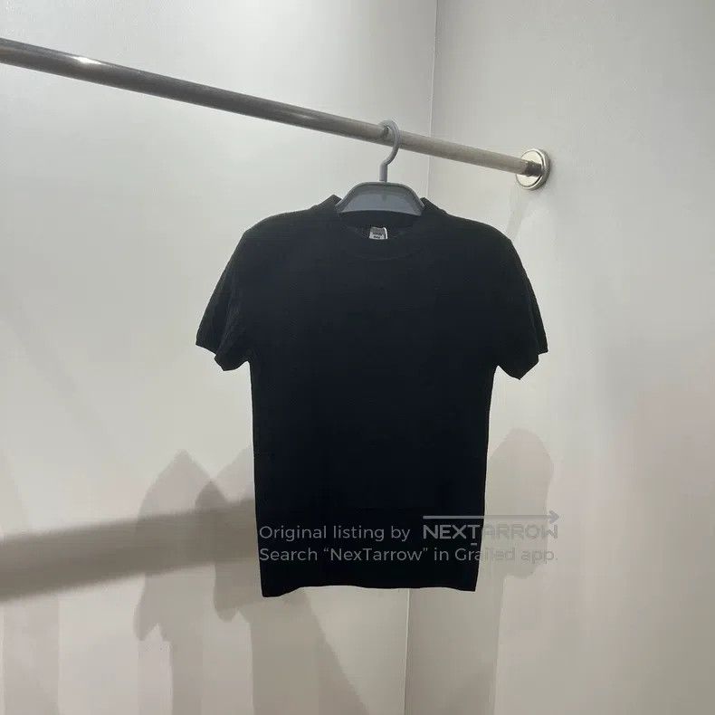 Hermes Hermes 2025SS Dark-Printed Knitted Short-Sleeved Round Nec Size XS / US 0-2 / IT 36-38 - 1 Thumbnail