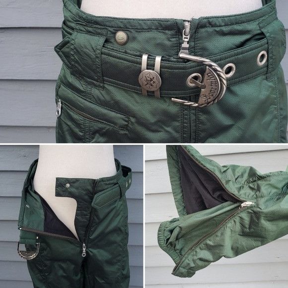 Vintage Vintage 90s y2k Sportalm Kitzbuhel Green Ski Pants and Winte Size M / US 6-8 / IT 42-44 - 6 Thumbnail