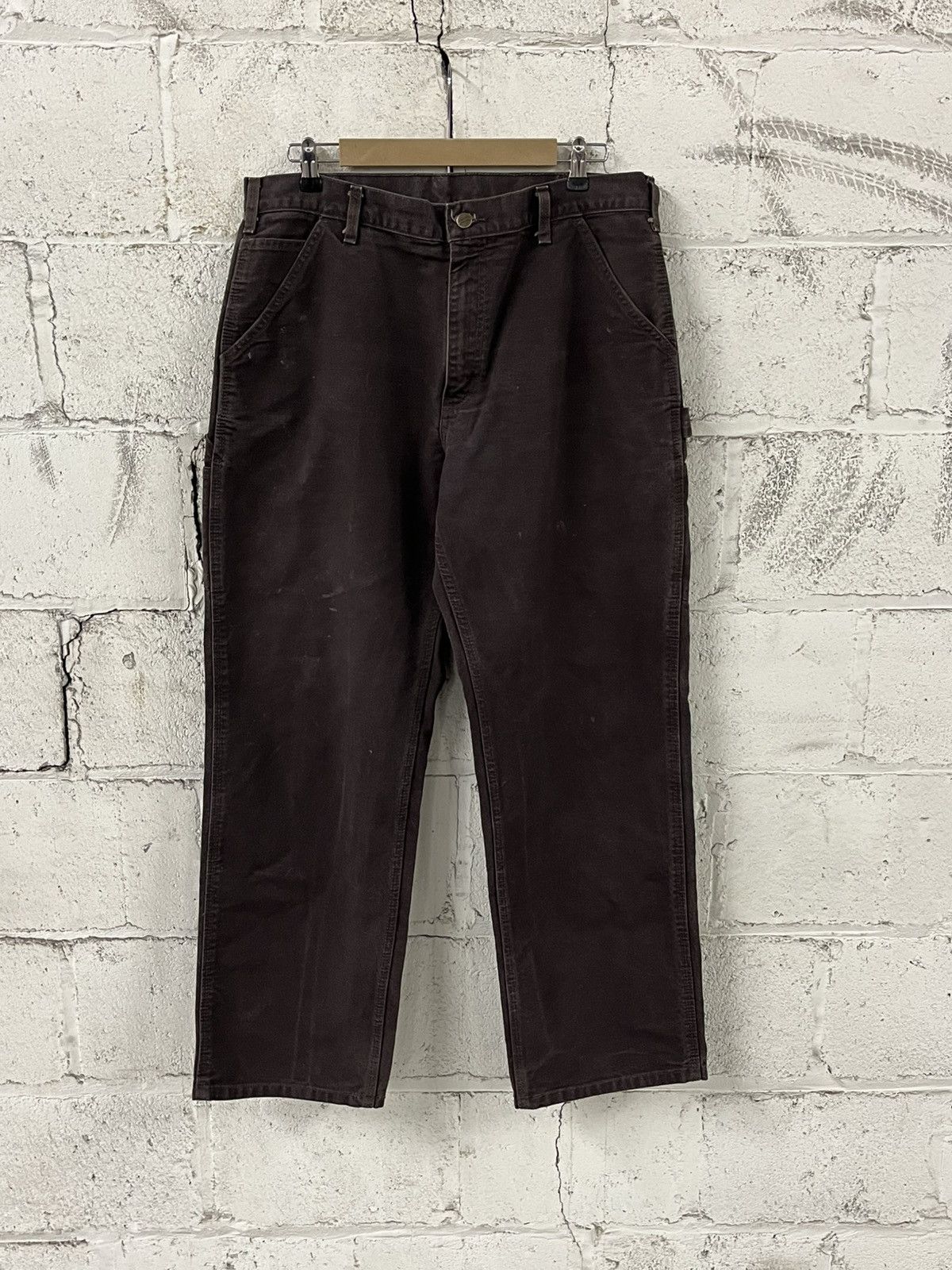 Carhartt Carhartt carpanter pants mocha brown baggy skater streetwear Size US 34 / EU 50 - 5 Thumbnail