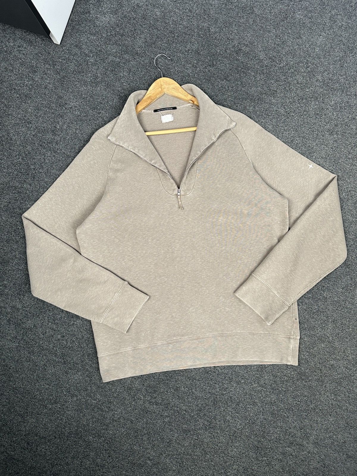 Stone Island AW 2002 STONE ISLAND DENIMS Vintage 1/4 Zip Sweatshirt Size US L / EU 52-54 / 3 - 14 Thumbnail