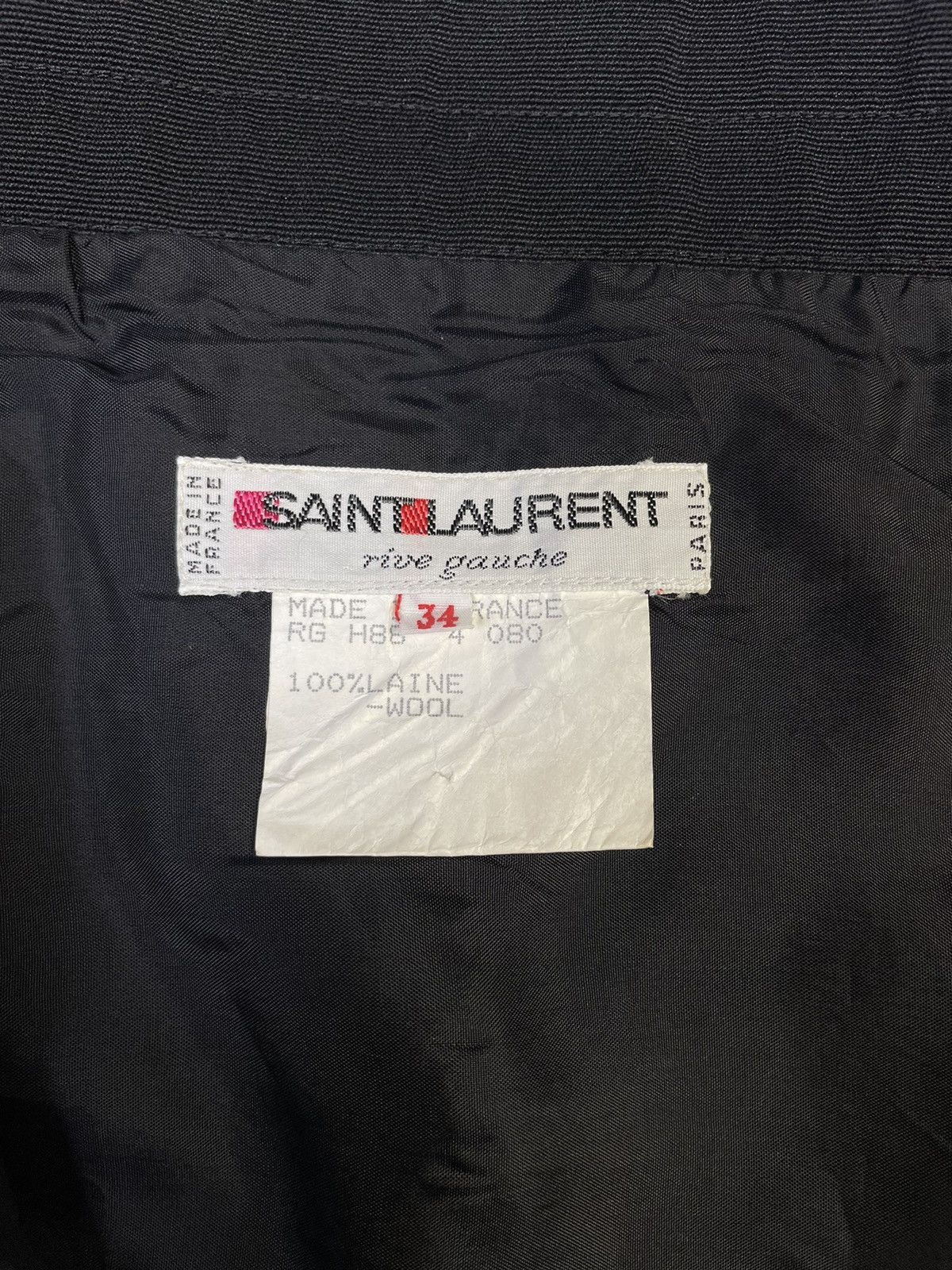 Yves Saint Laurent Fall 1988 Saint Laurent Rive Gauche 'Le Smoking' Skirt Size 23" - 9 Thumbnail