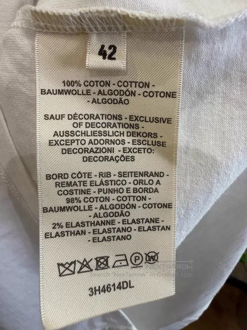 Hermes Hermes White Short Sleeve T-Shirt Size M / US 6-8 / IT 42-44 - 5 Thumbnail