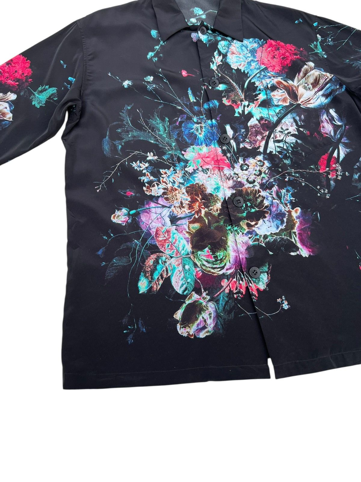 Lad Musician Lad Musician SS19 Vibrant Floral Print Long Sleeve Shirt Size US M / EU 48-50 / 2 - 11 Thumbnail