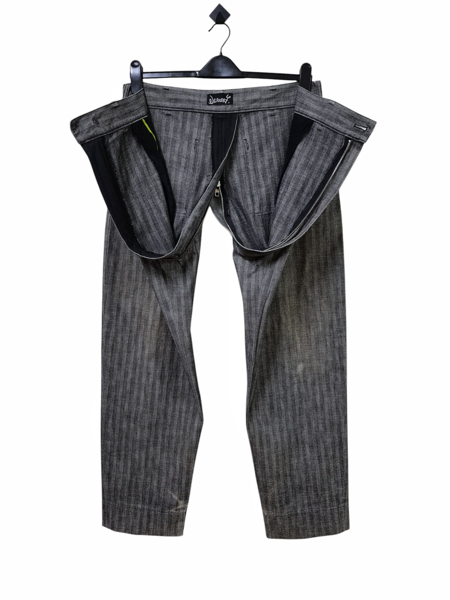 NEXUSVII Vintage Nexus 7 Punk Bondage Jeans Rare Made in Japan Size US 35 - 1 Thumbnail