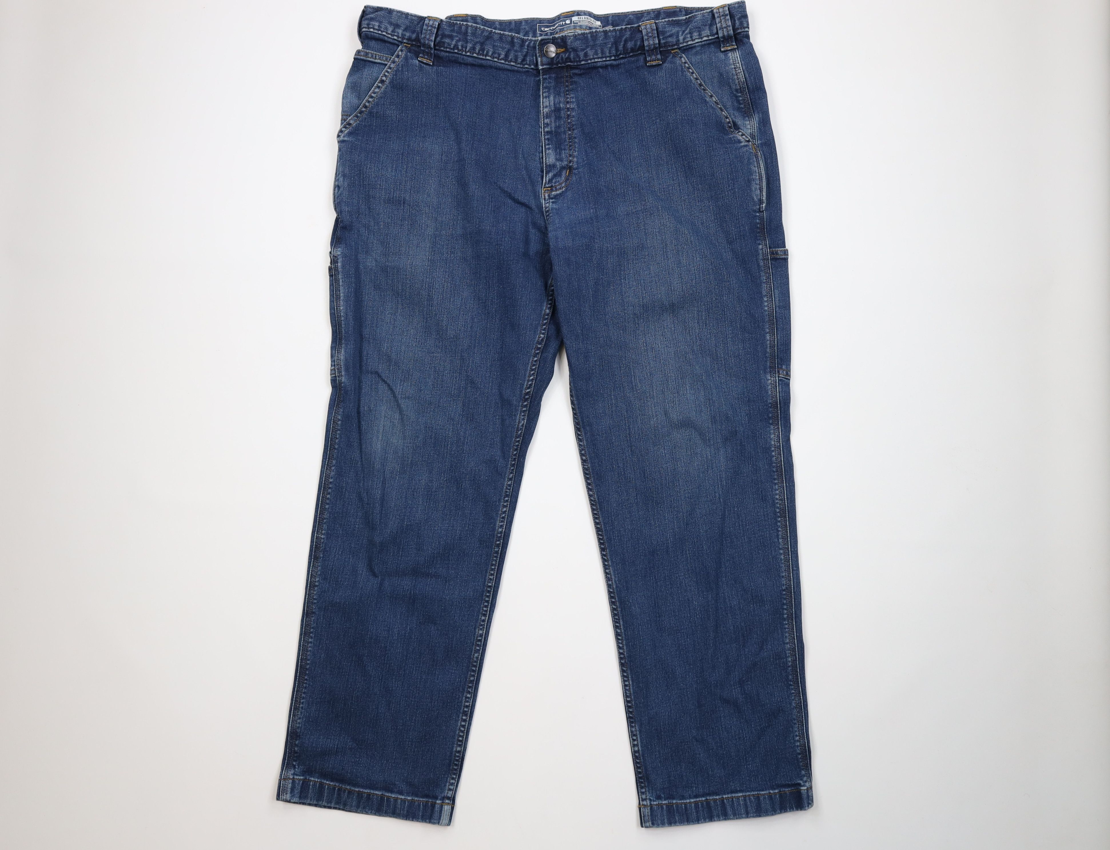 Carhartt Vintage Y2K Carhartt Relaxed Wide Leg Dungaree Denim Jeans Size US 42 / EU 58 - 1 Thumbnail