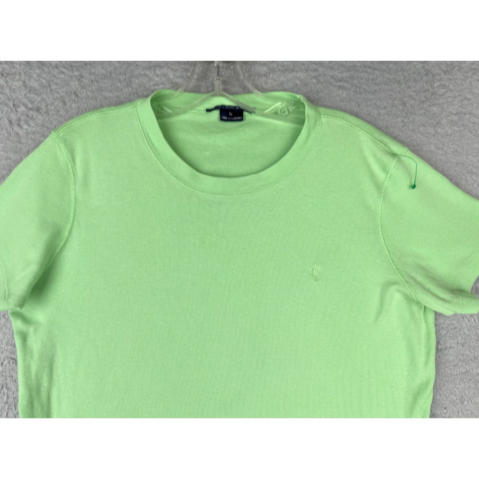 Ralph Lauren RALPH LAUREN Polo Shirt Women XL Green 100% Cotton Short Sleeve Casual Sports Size XL / US 12-14 / IT 48-50 - 4 Thumbnail