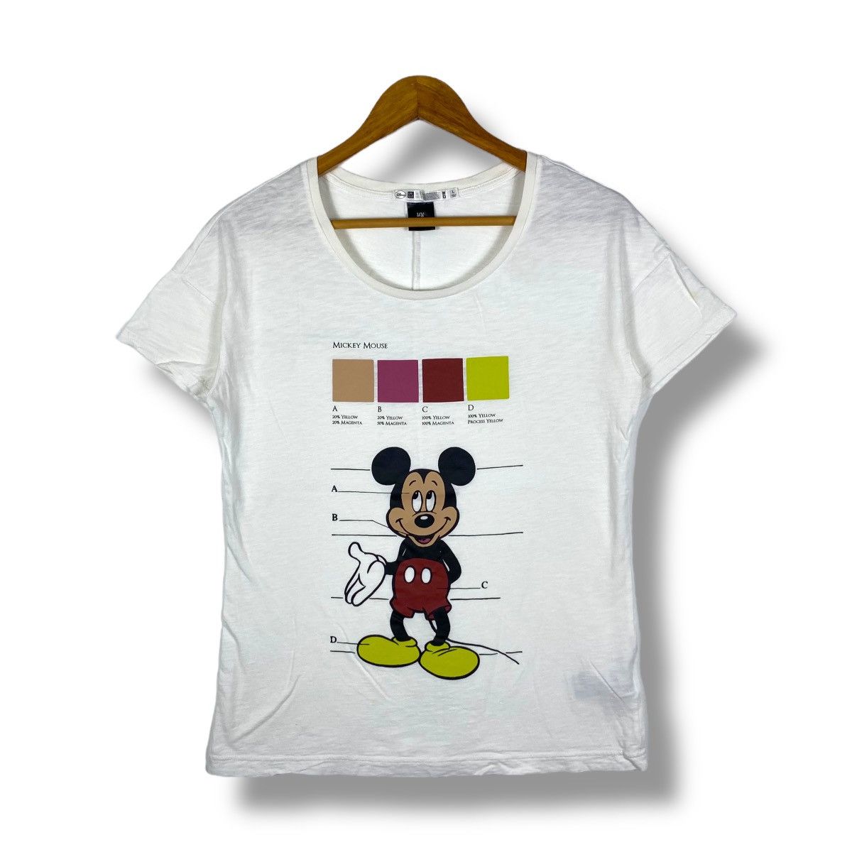 Undercover Uniqlo Undercover Disney Mickey Mouse Graphic Tee Shirt Size L / US 10 / IT 46 - 1 Thumbnail