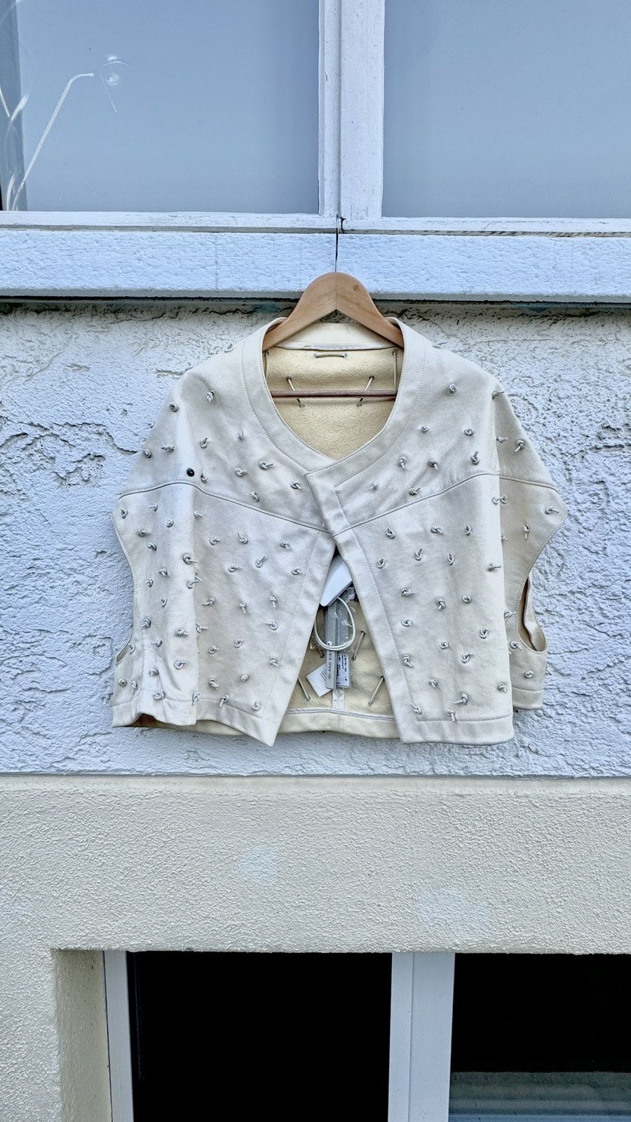 Gucci Short White Flare Trousers