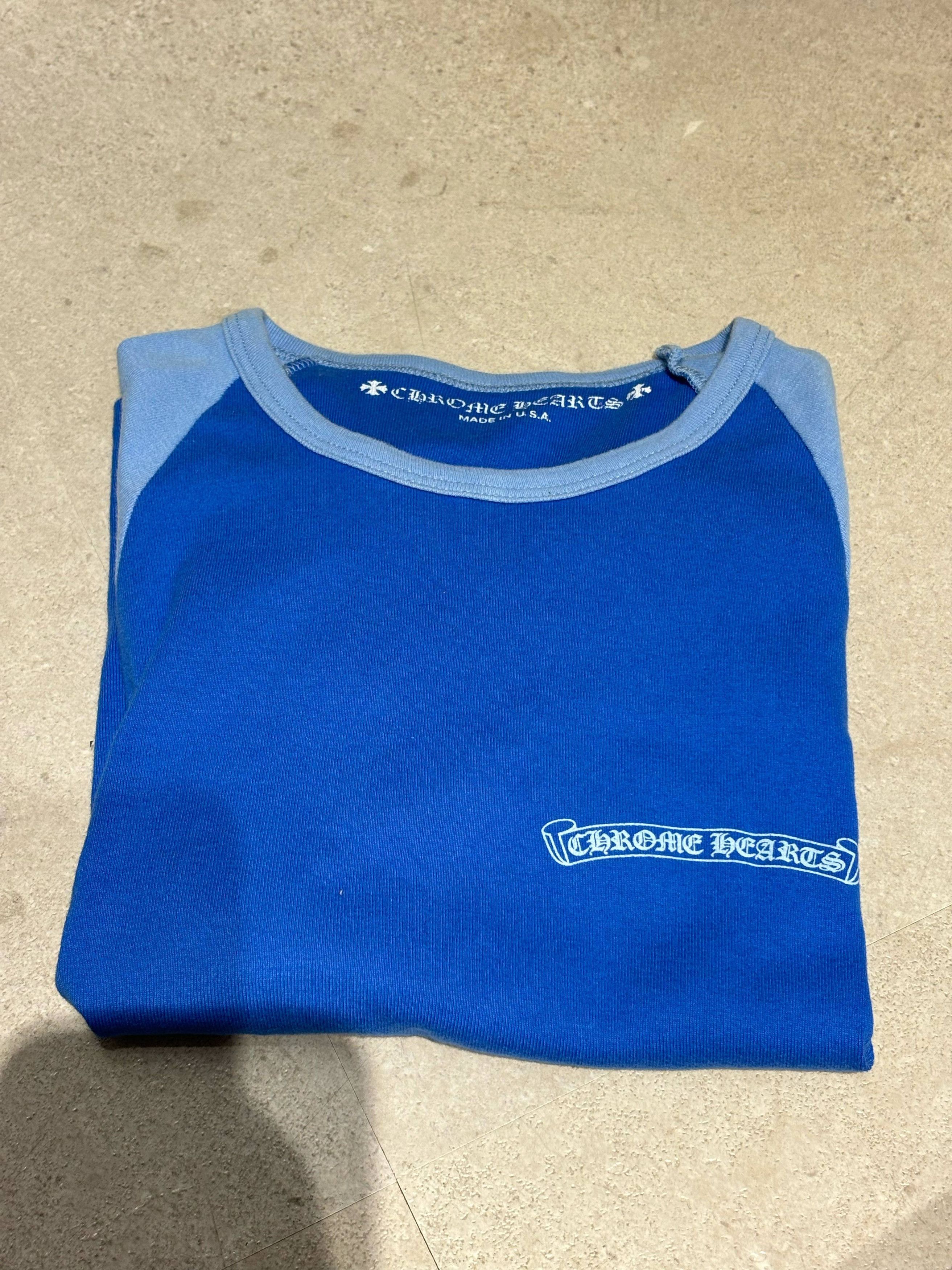 Chrome Hearts CHROME HEARTS Scroll T-shirt BLUE Size M / US 6-8 / IT 42-44 - 11 Thumbnail